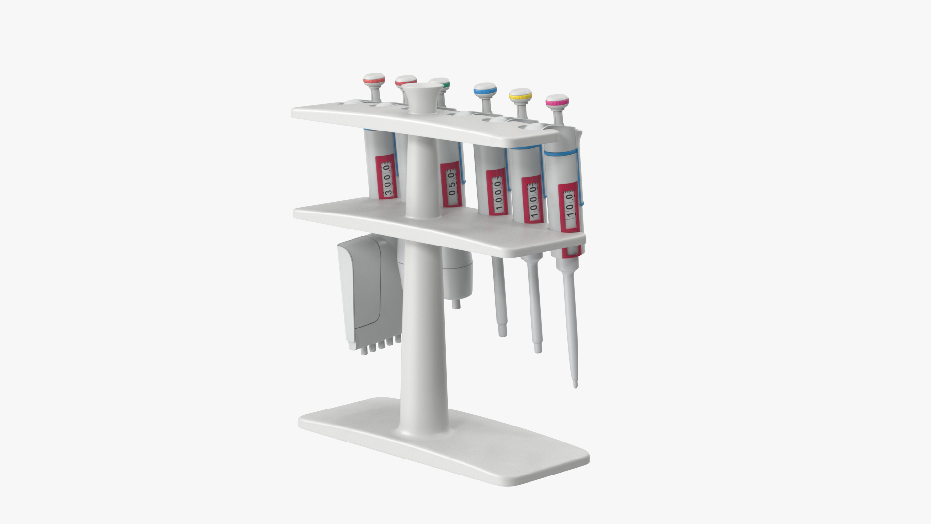 3D Laboratory Pipette Dispenser model