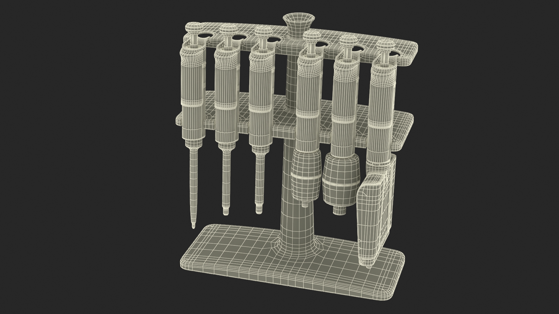 3D Laboratory Pipette Dispenser model