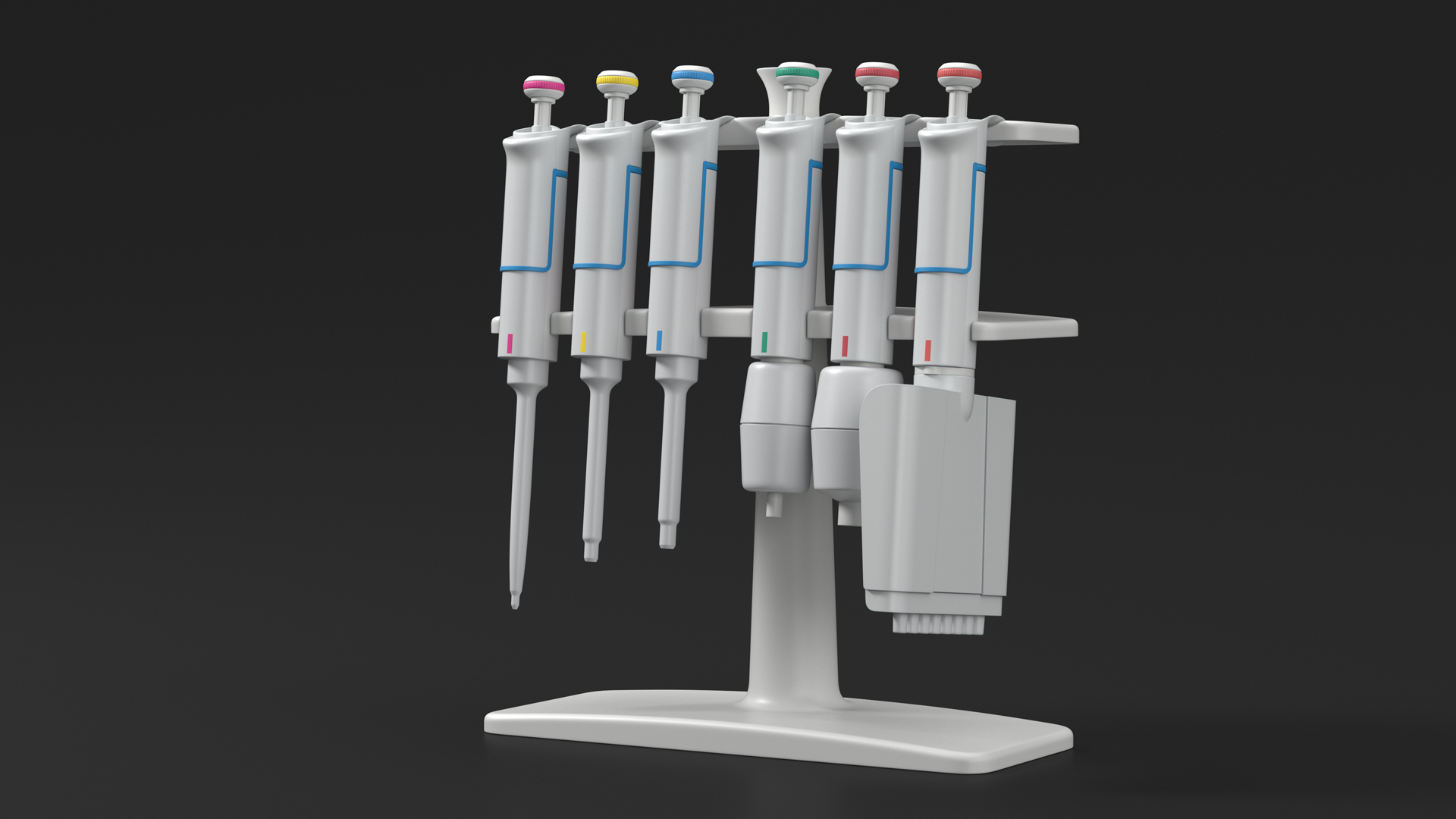 3D Laboratory Pipette Dispenser model