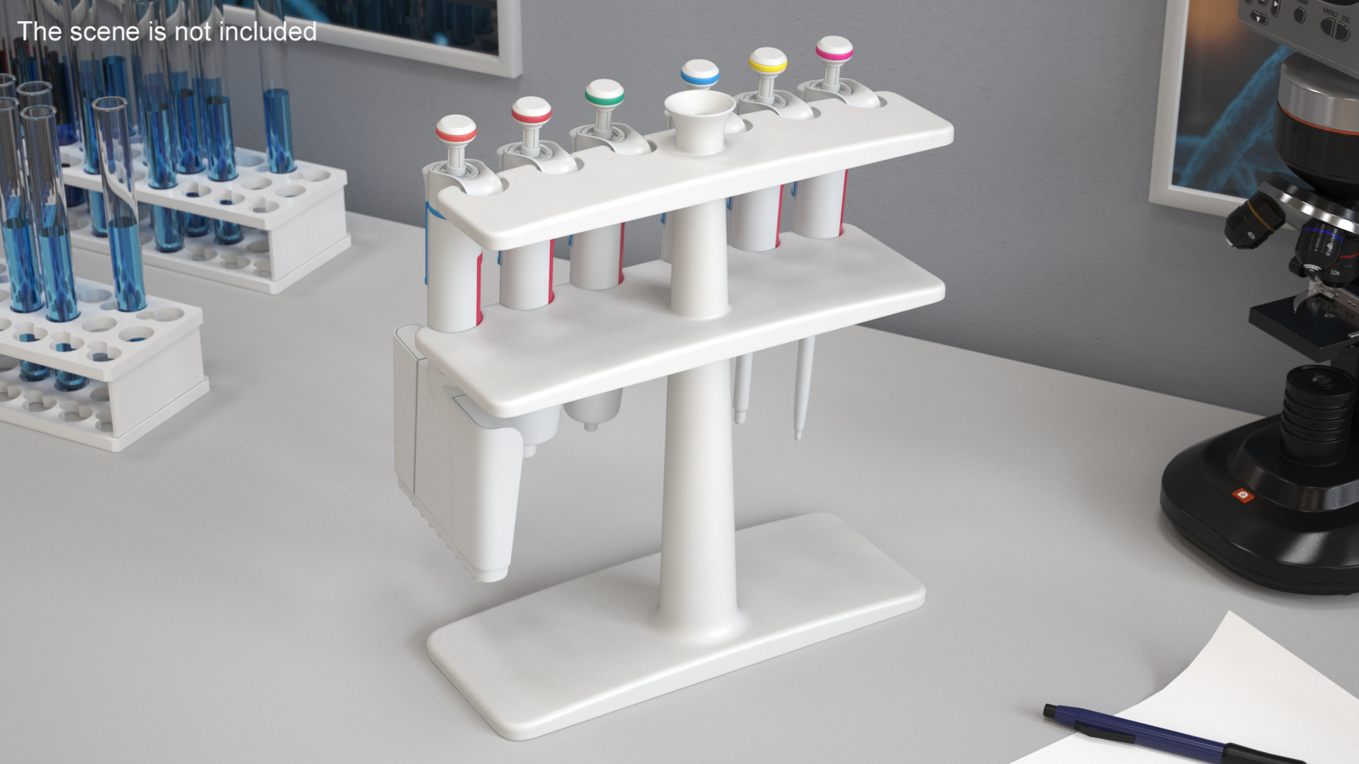 3D Laboratory Pipette Dispenser model