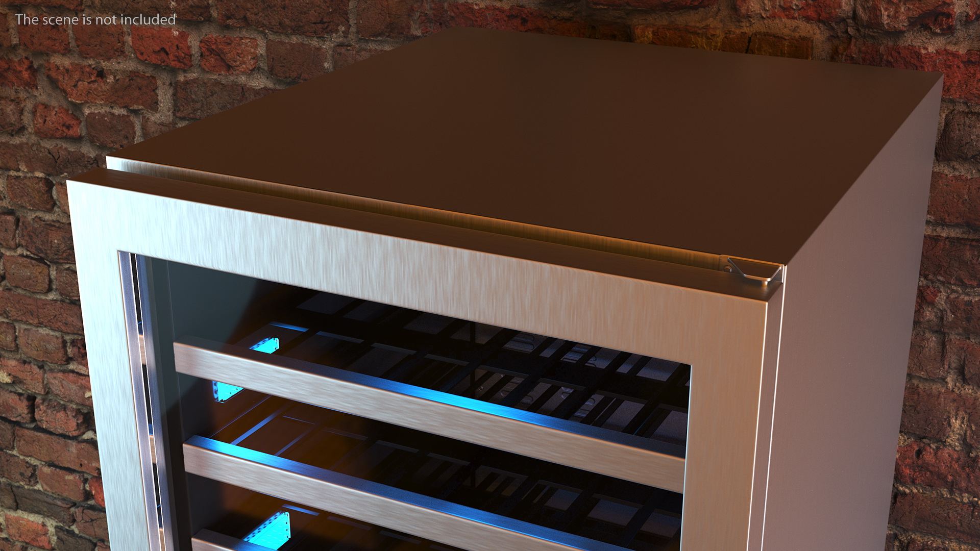 Wine Cooler Set Full Compact and Dual Zone 3D