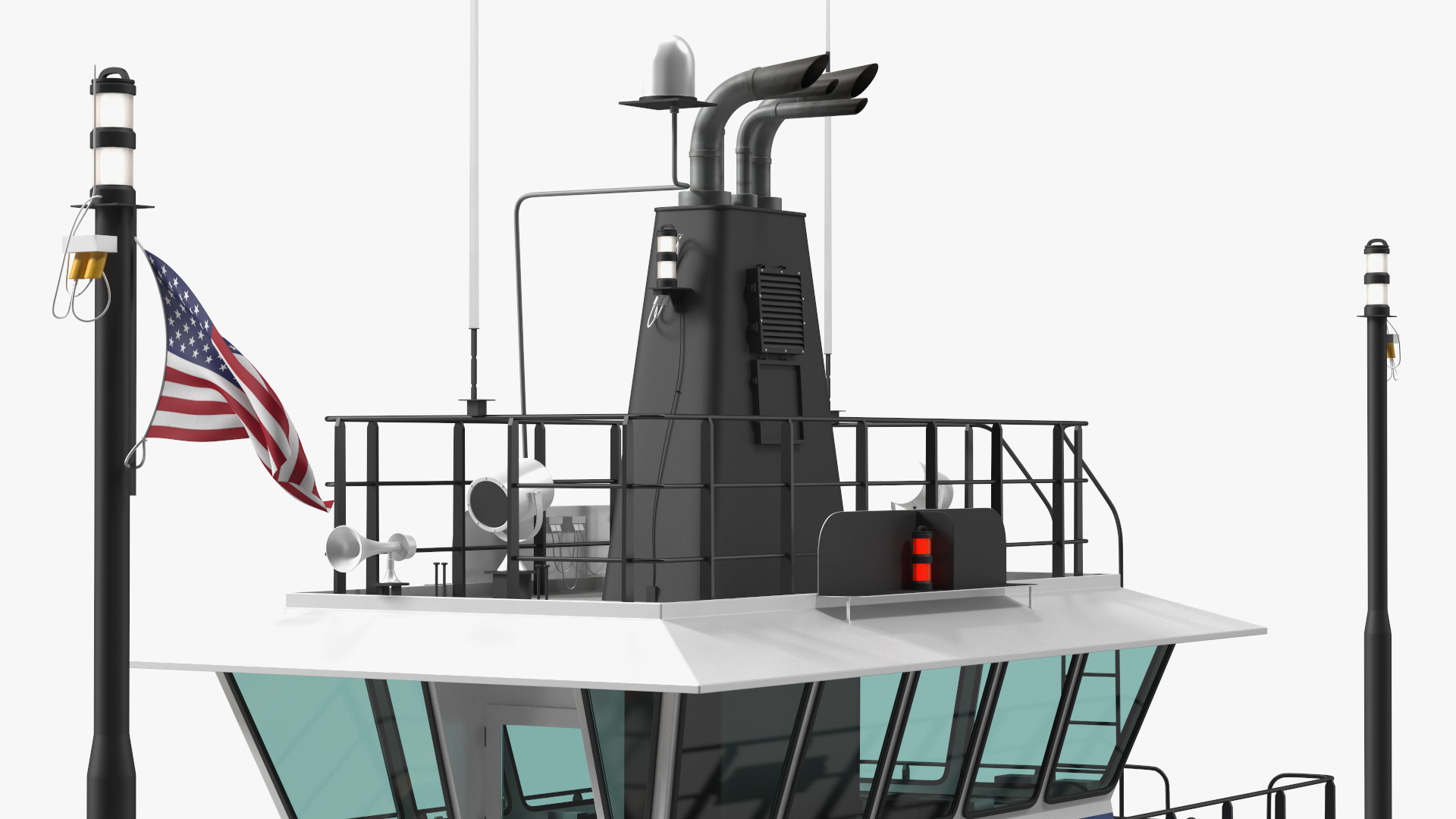 Fisher Island Ferry Ship 3D model