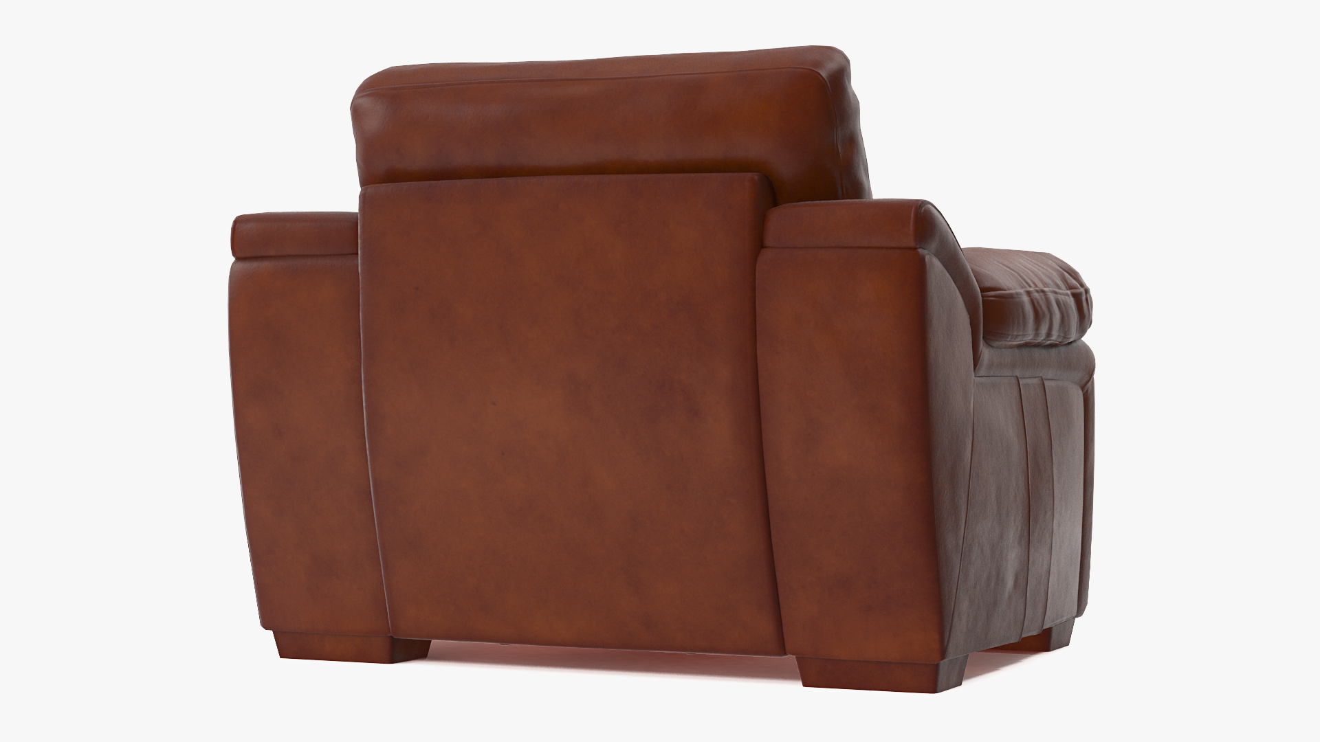 Brown Leather Chair 3D model