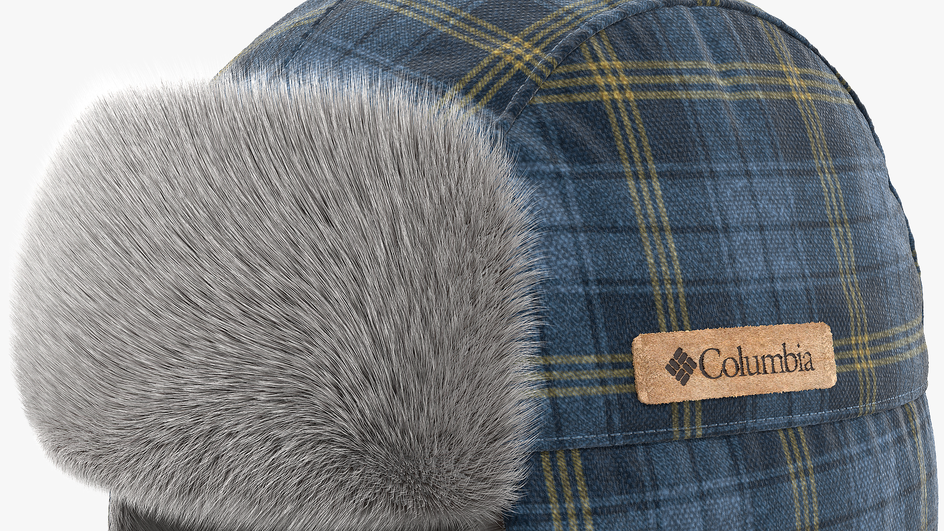 Trapper Hat Columbia Fur 3D model