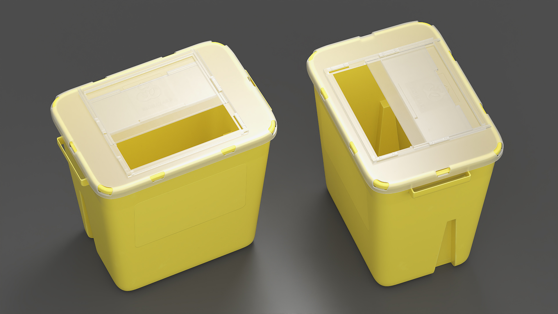 3D Waste Container 7L Plastic