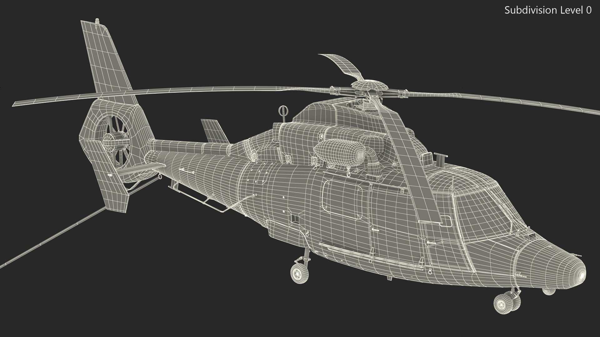 Black Huge Aerial Mockup Banner with Helicopter 3D