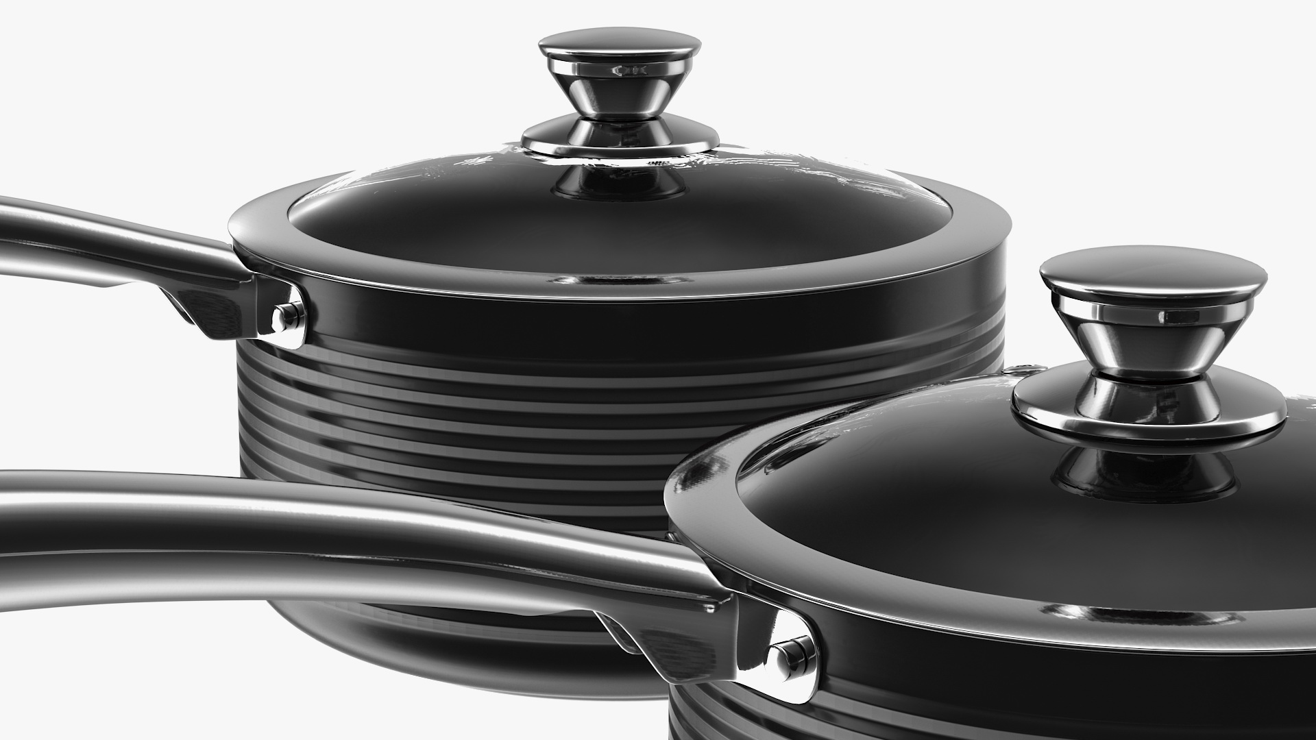 3D model Saucepan Set Generic