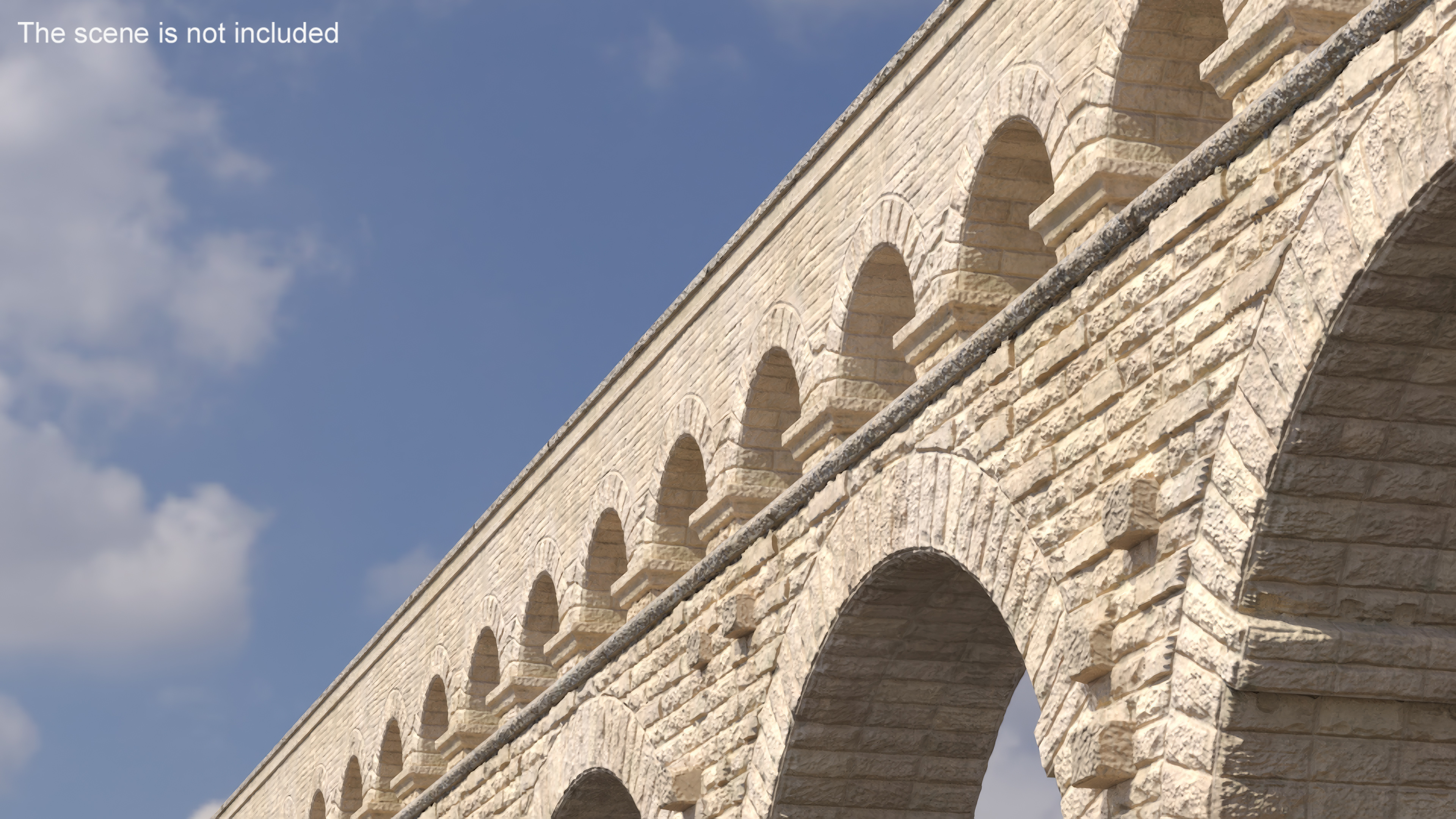 3D model Single Tier Aqueduct