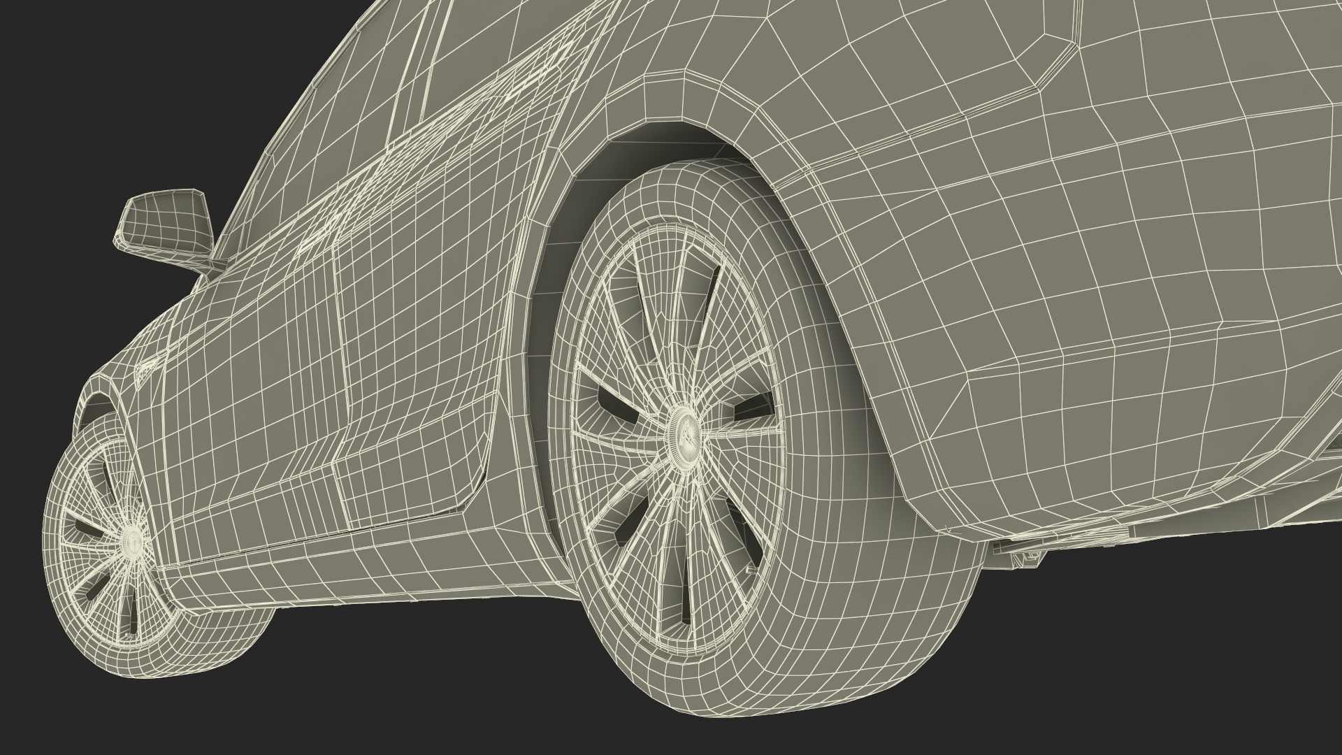 Tesla Model 3 2024 with Tesla Bot Rigged for Maya 3D model