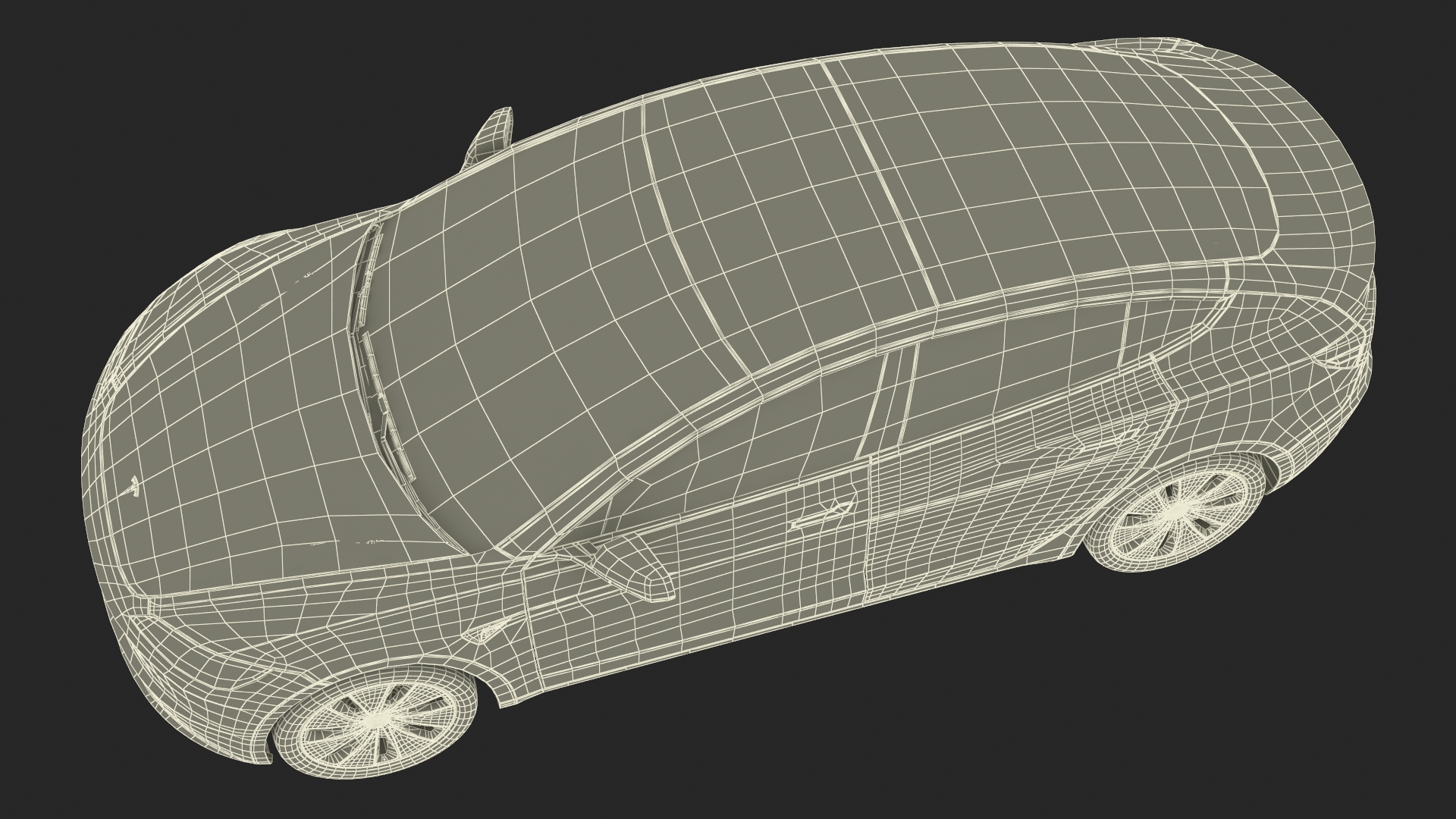 Tesla Model 3 2024 with Tesla Bot Rigged for Maya 3D model