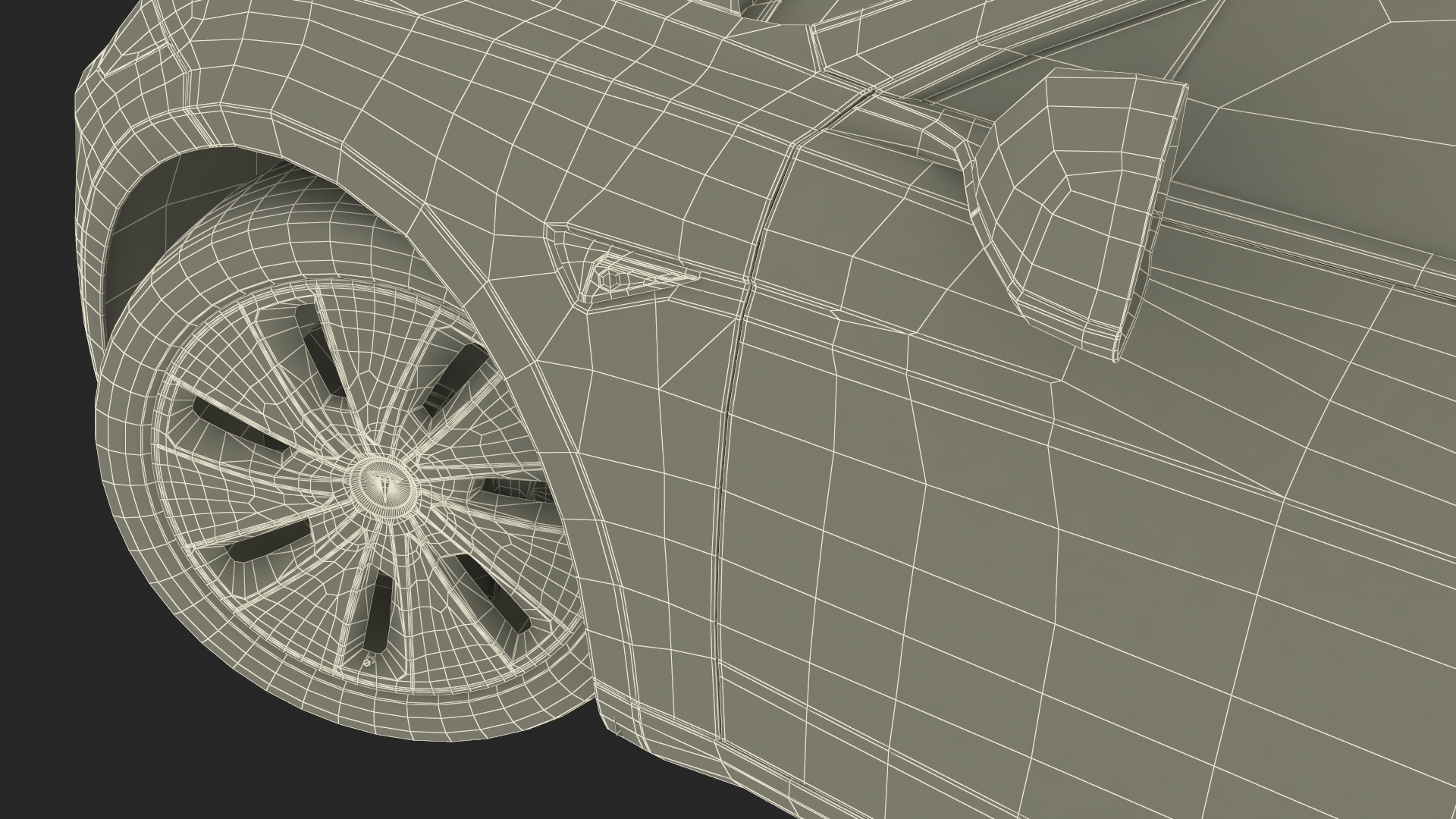 Tesla Model 3 2024 with Tesla Bot Rigged for Maya 3D model