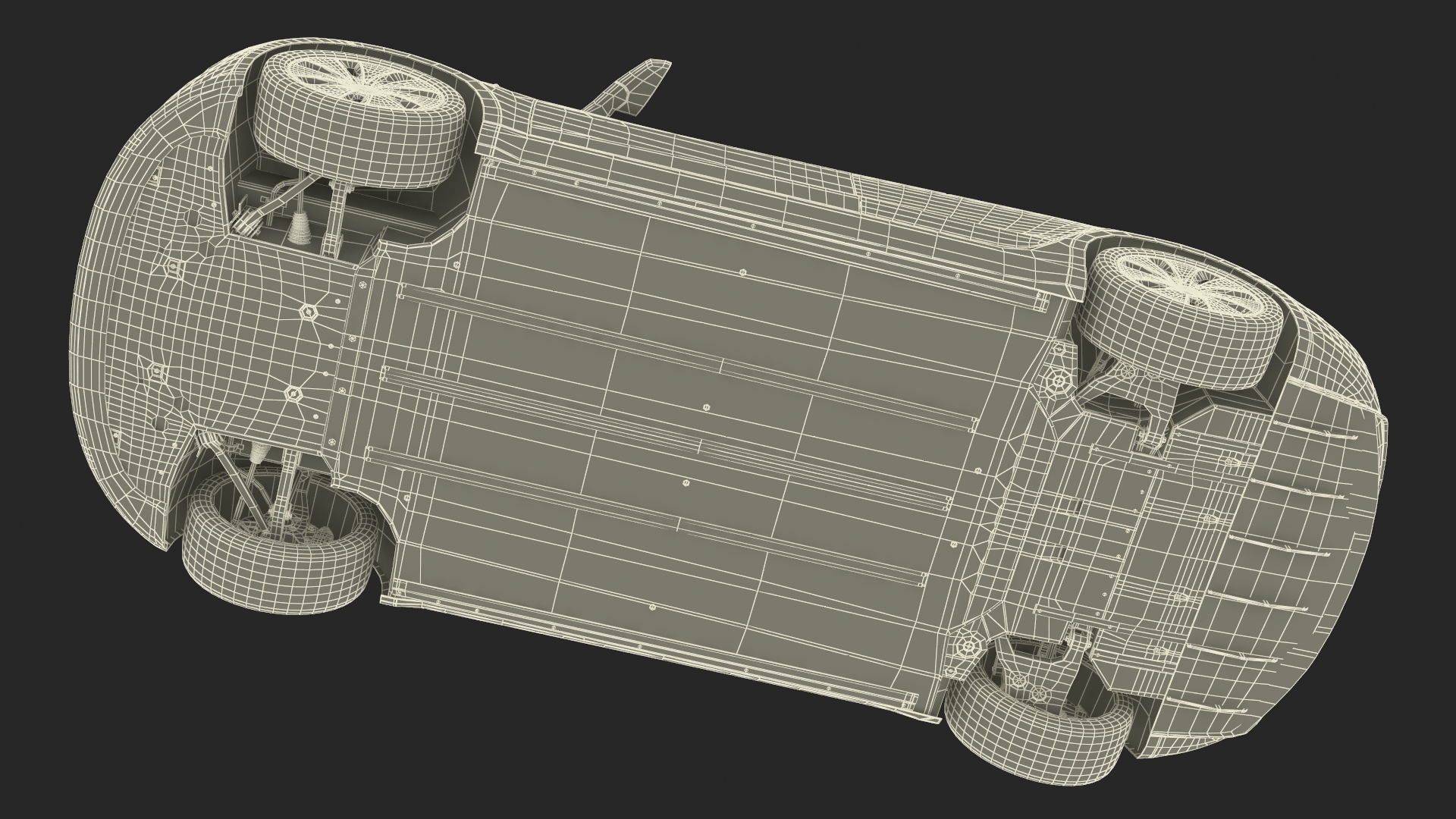 Tesla Model 3 2024 with Tesla Bot Rigged for Maya 3D model