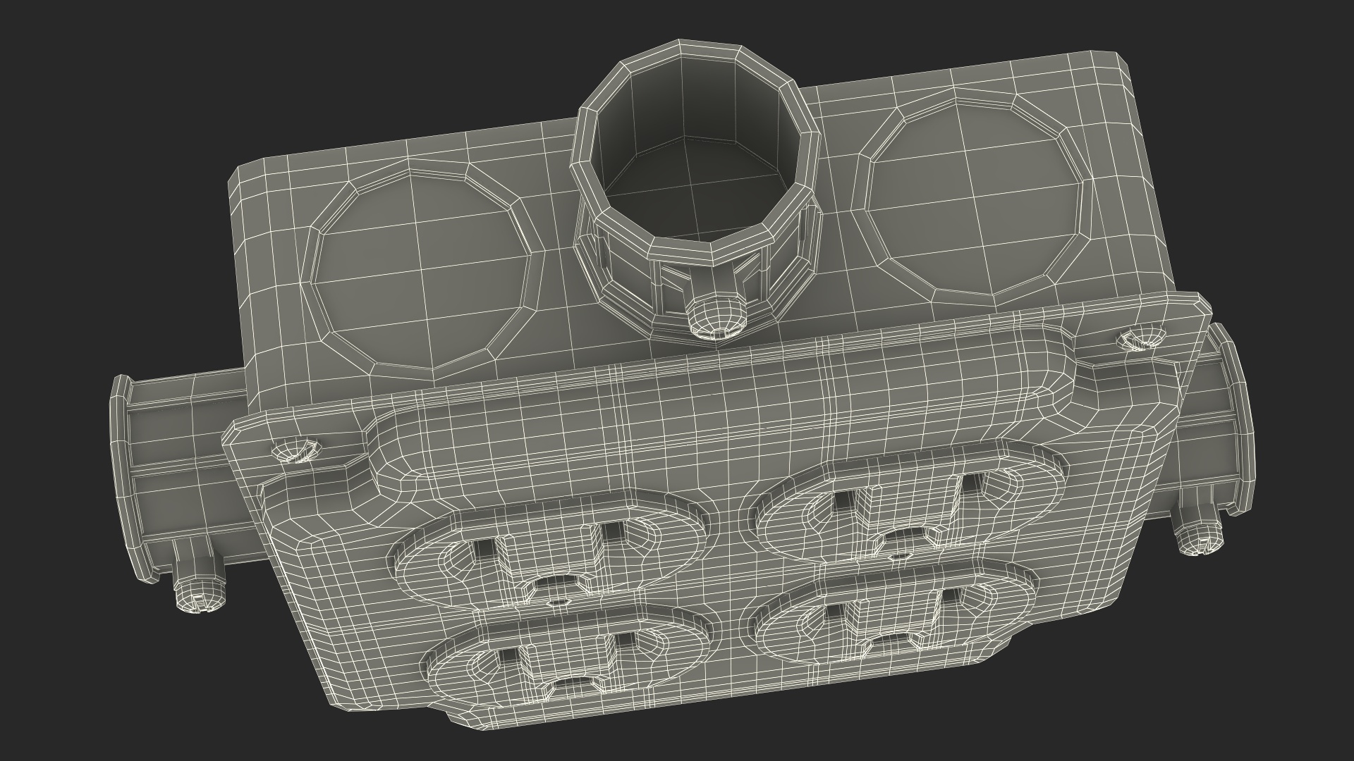 3D model Junction Box With Sockets