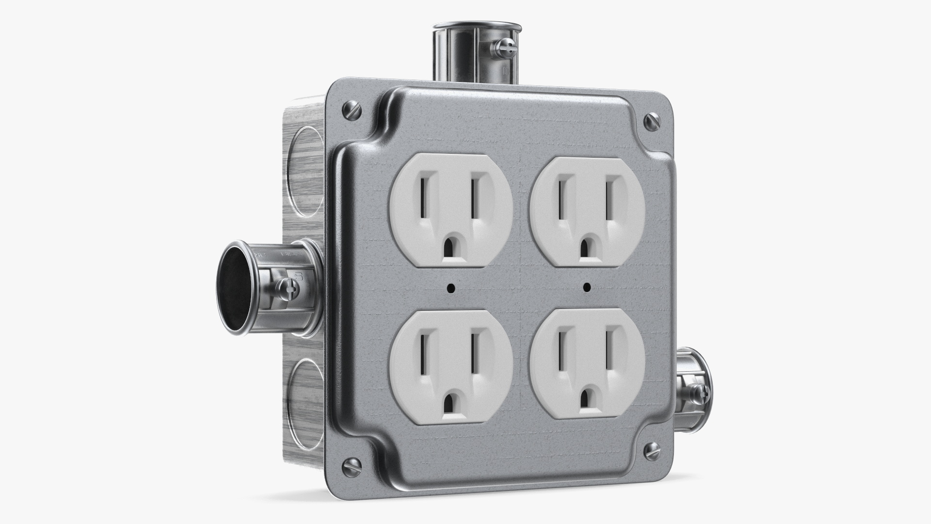 3D model Junction Box With Sockets