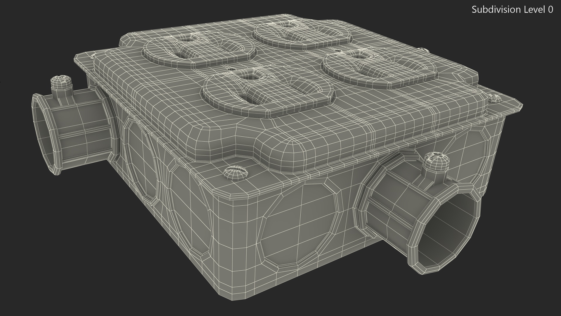 3D model Junction Box With Sockets