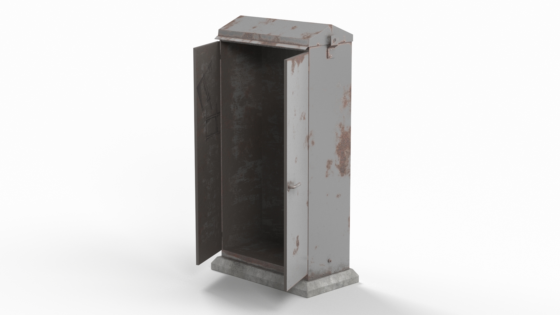 3D model Old Railway Relay Cabinet