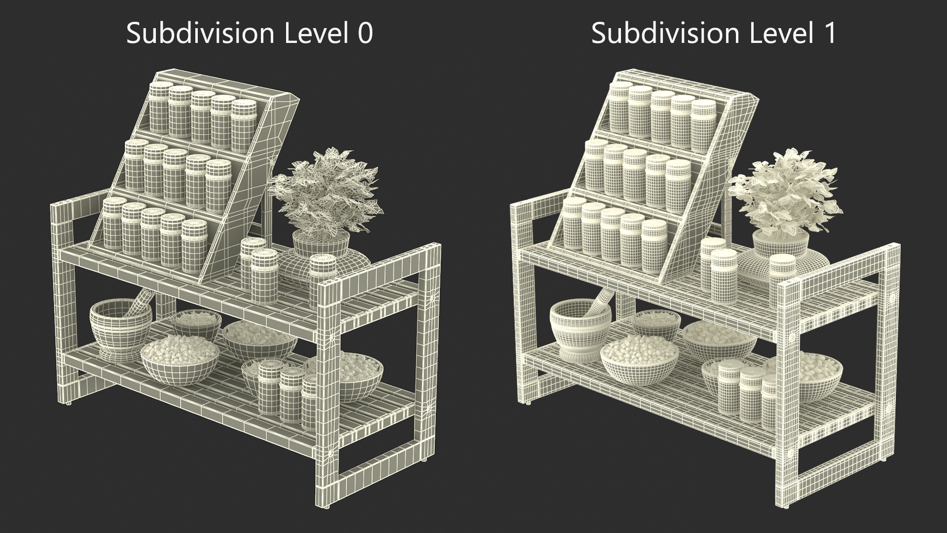 3D Kitchen Seasoning Storage Spice Rack