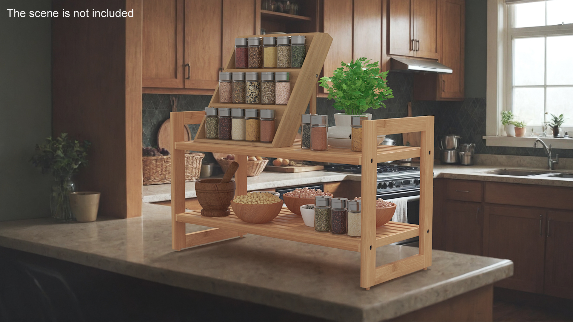 3D Kitchen Seasoning Storage Spice Rack