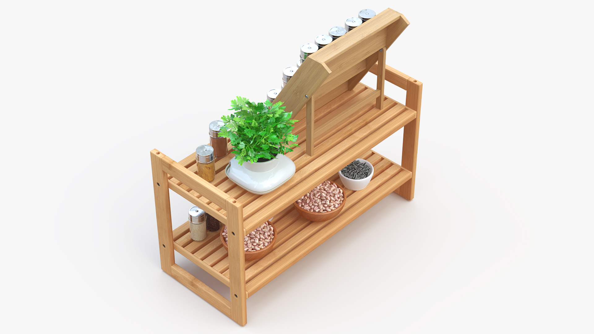 3D Kitchen Seasoning Storage Spice Rack