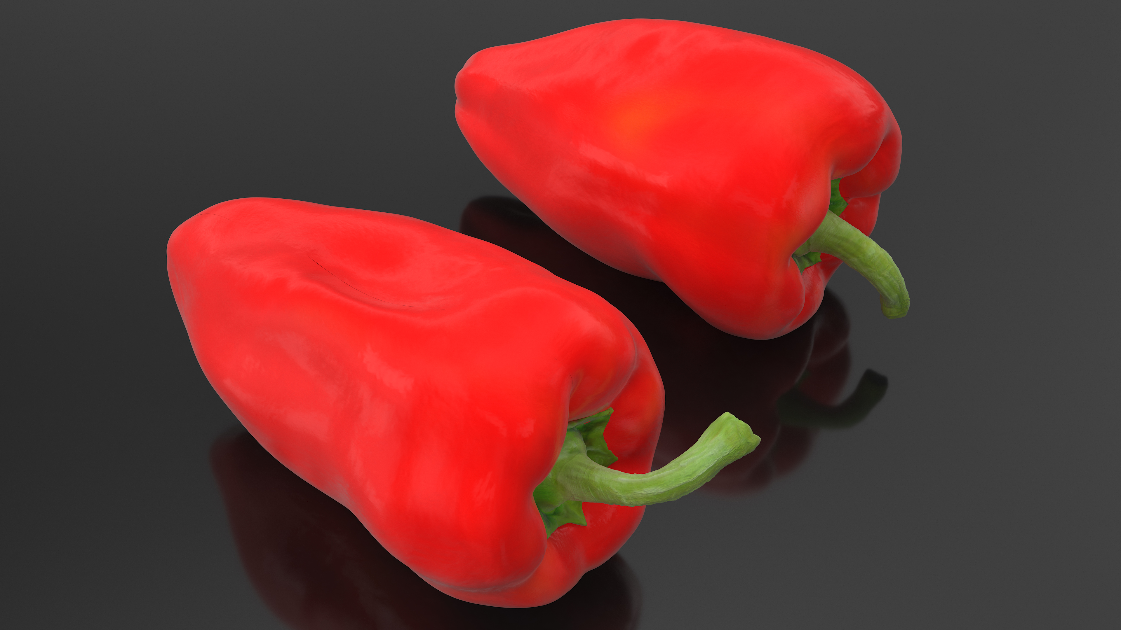 3D model Red Long Pepper