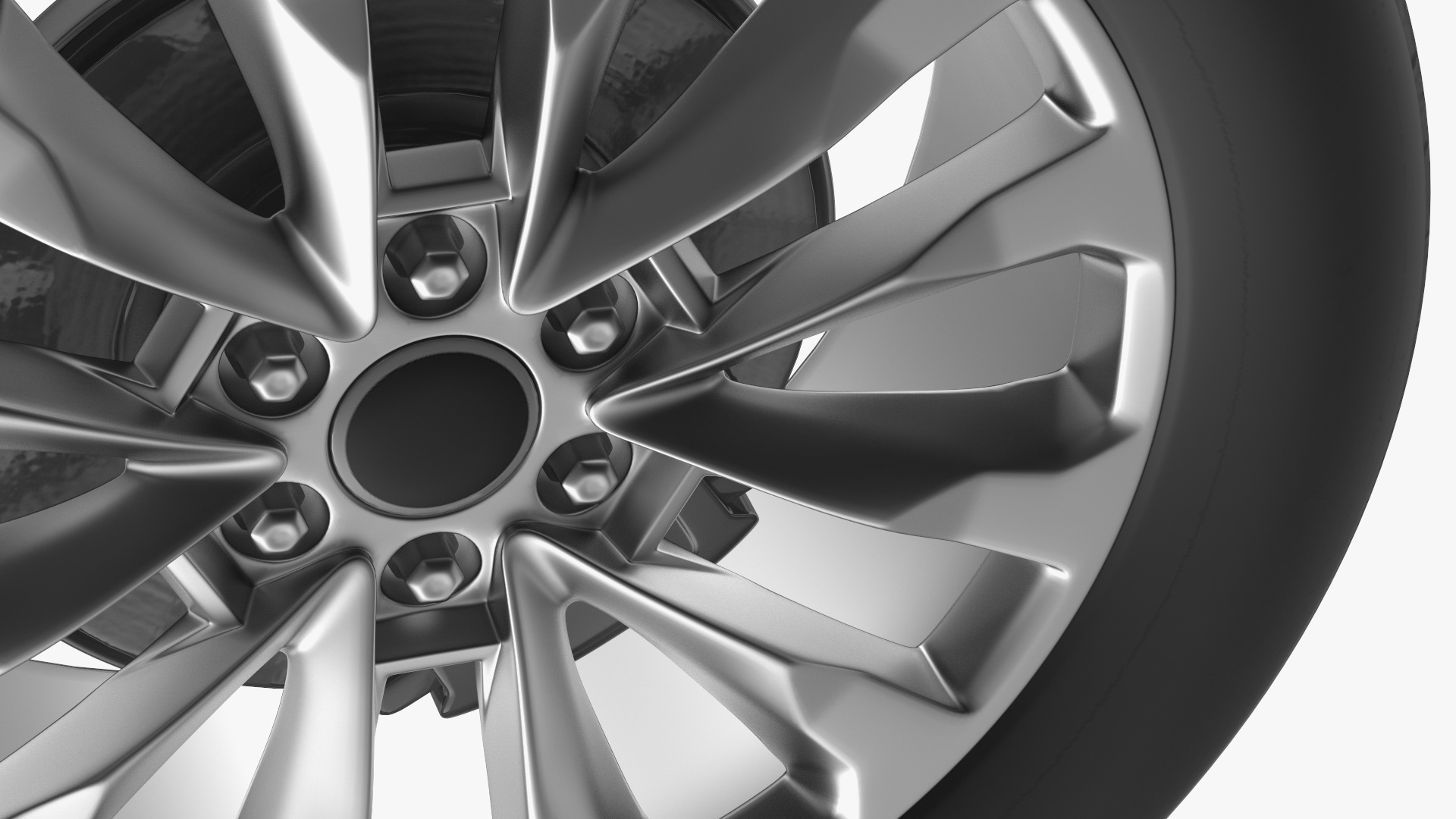 SUV Wheel 3D model