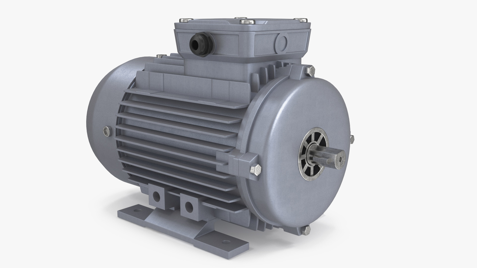 Single Phase Electric Motor 3D