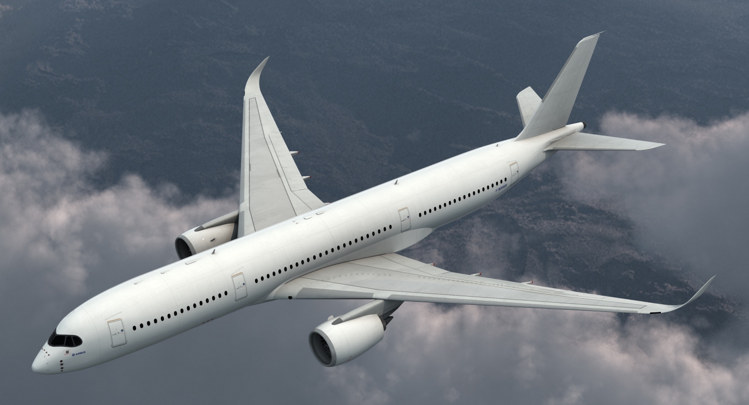 3D Airbus A350 900 Generic model