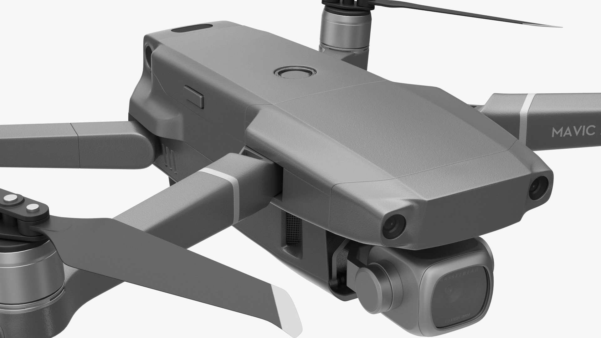 DJI Mavic 2 Pro Quadcopter with 4K Hasselblad Camera Rigged 3D model