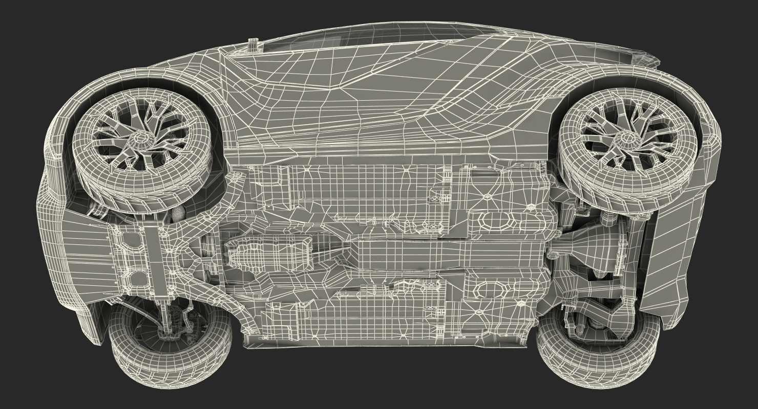 3D Concept Car Lexus LF-SA model