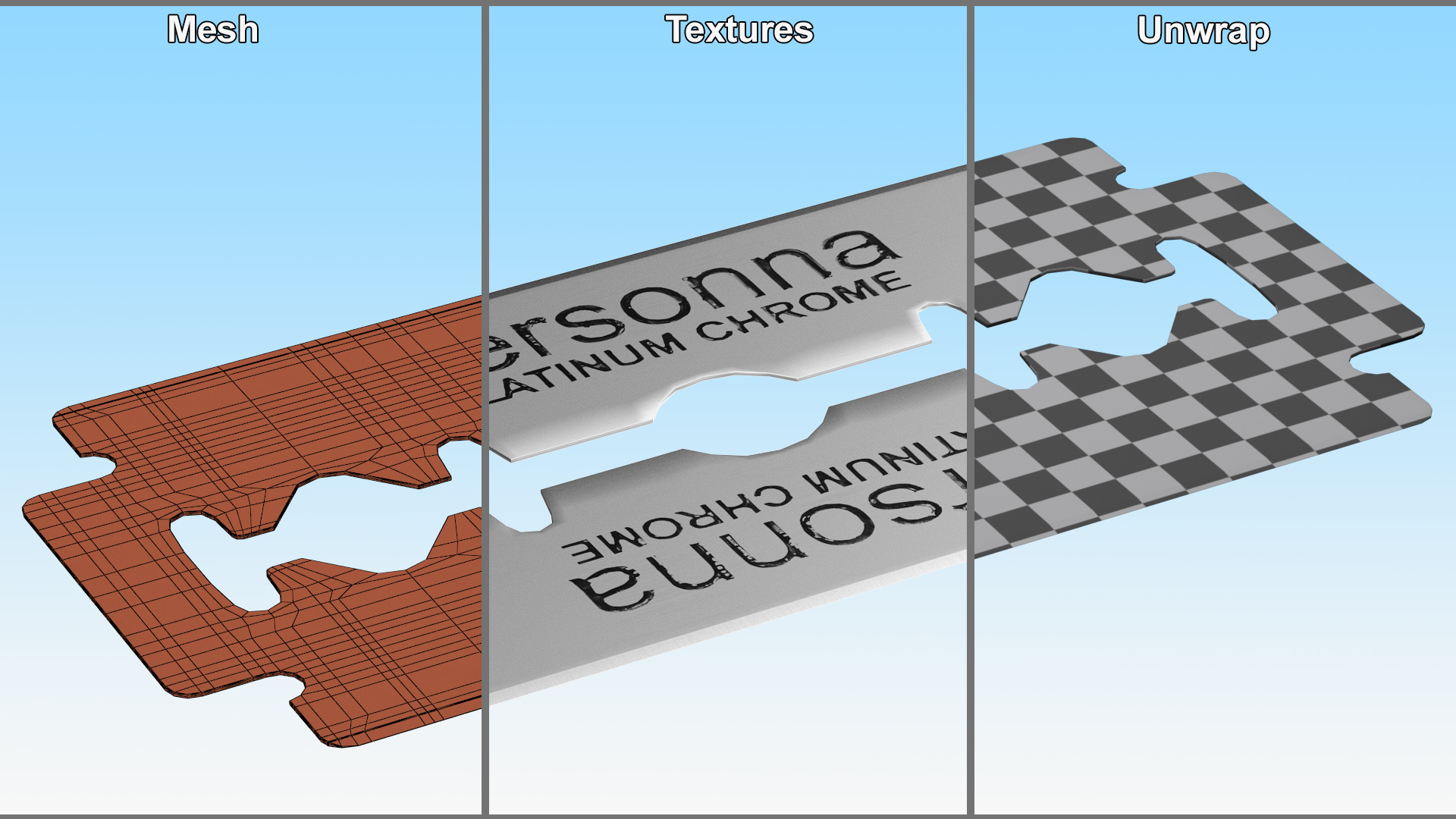 3D model Razor Blade Personna