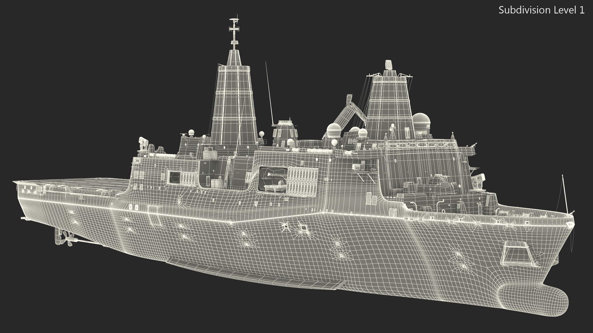 3D USS Mesa Verde LPD-19