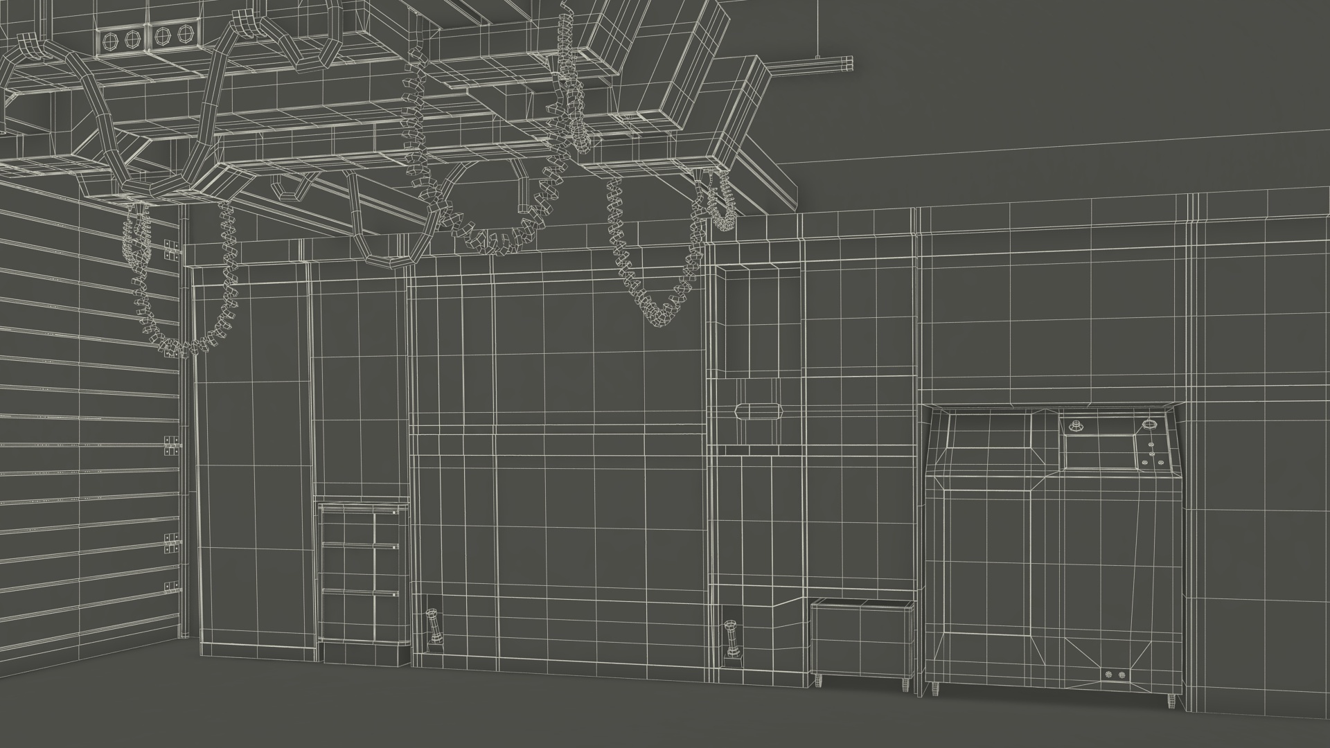 3D Formula 1 Garage