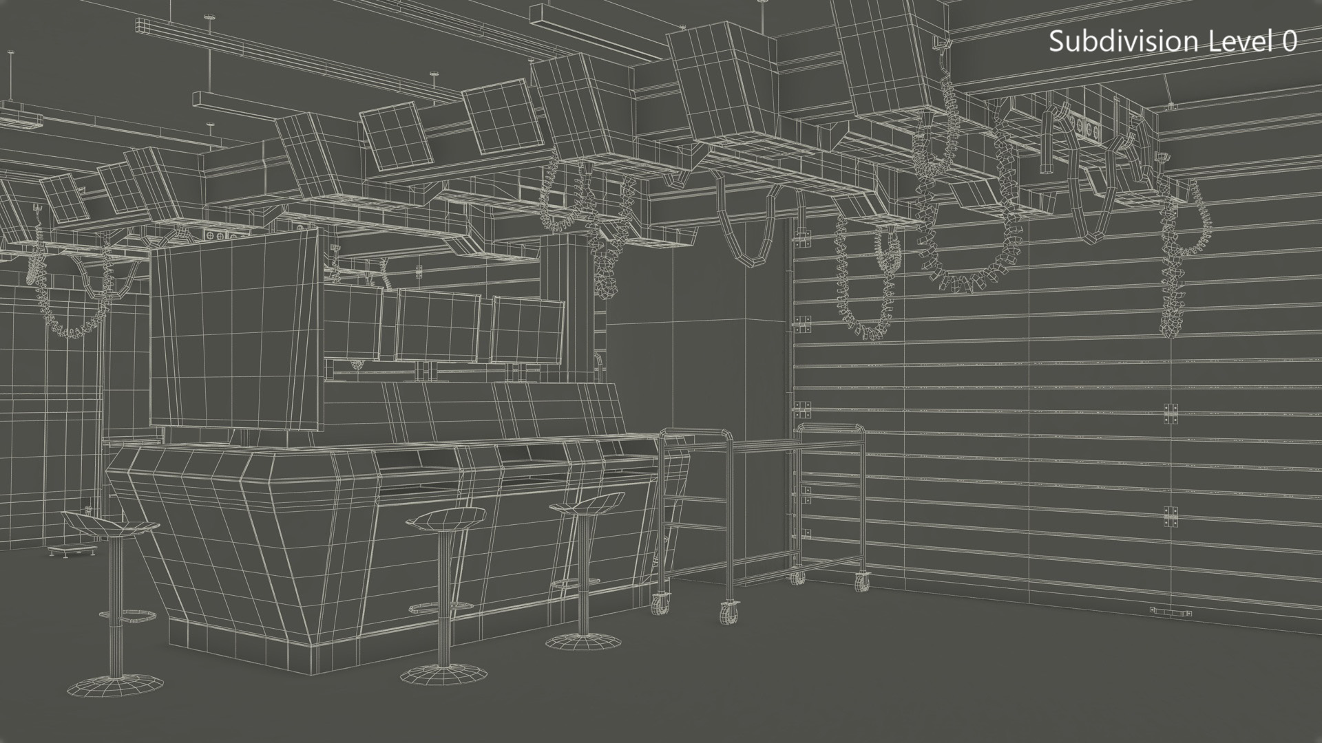 3D Formula 1 Garage