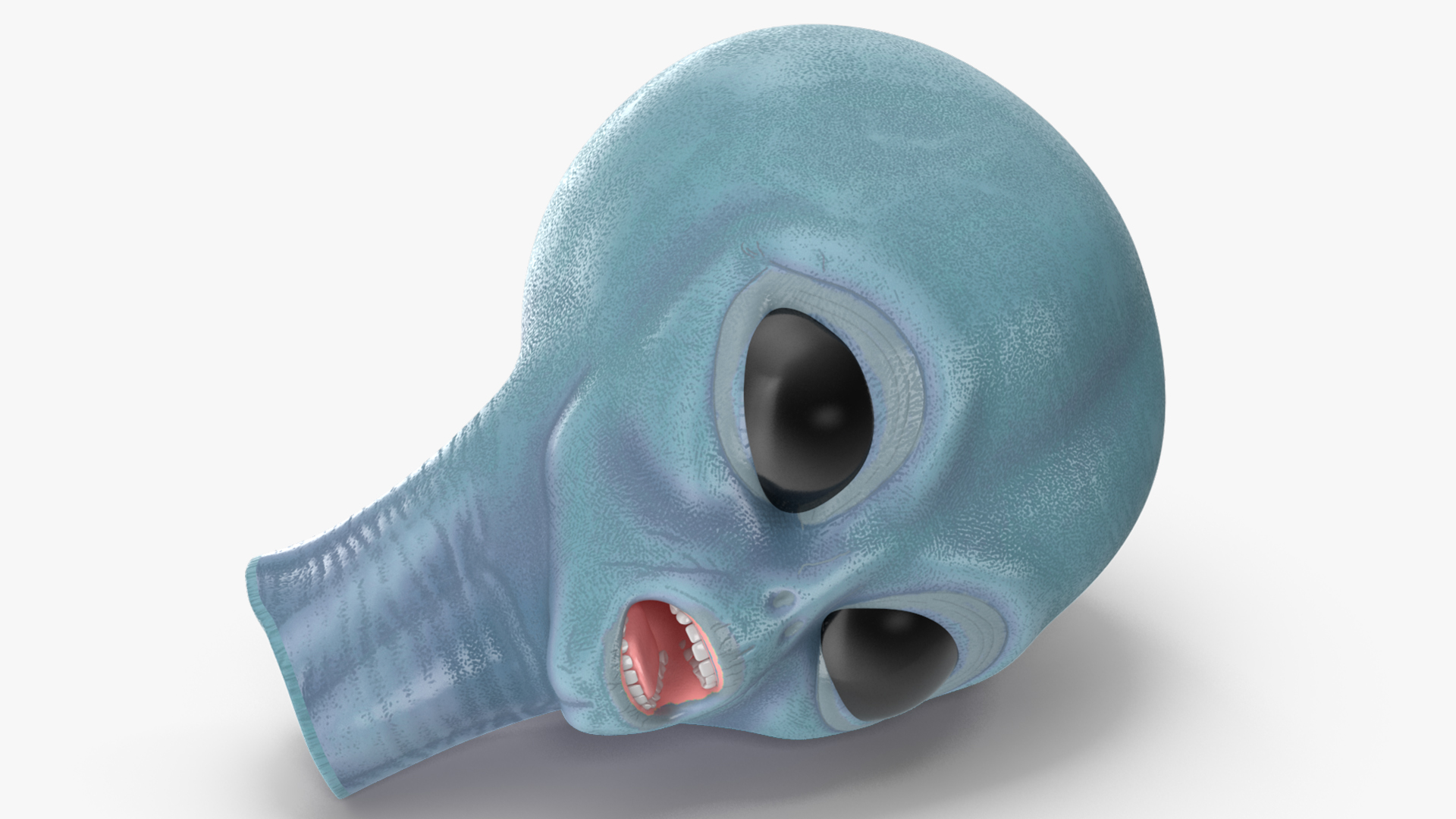 3D Space Alien Head