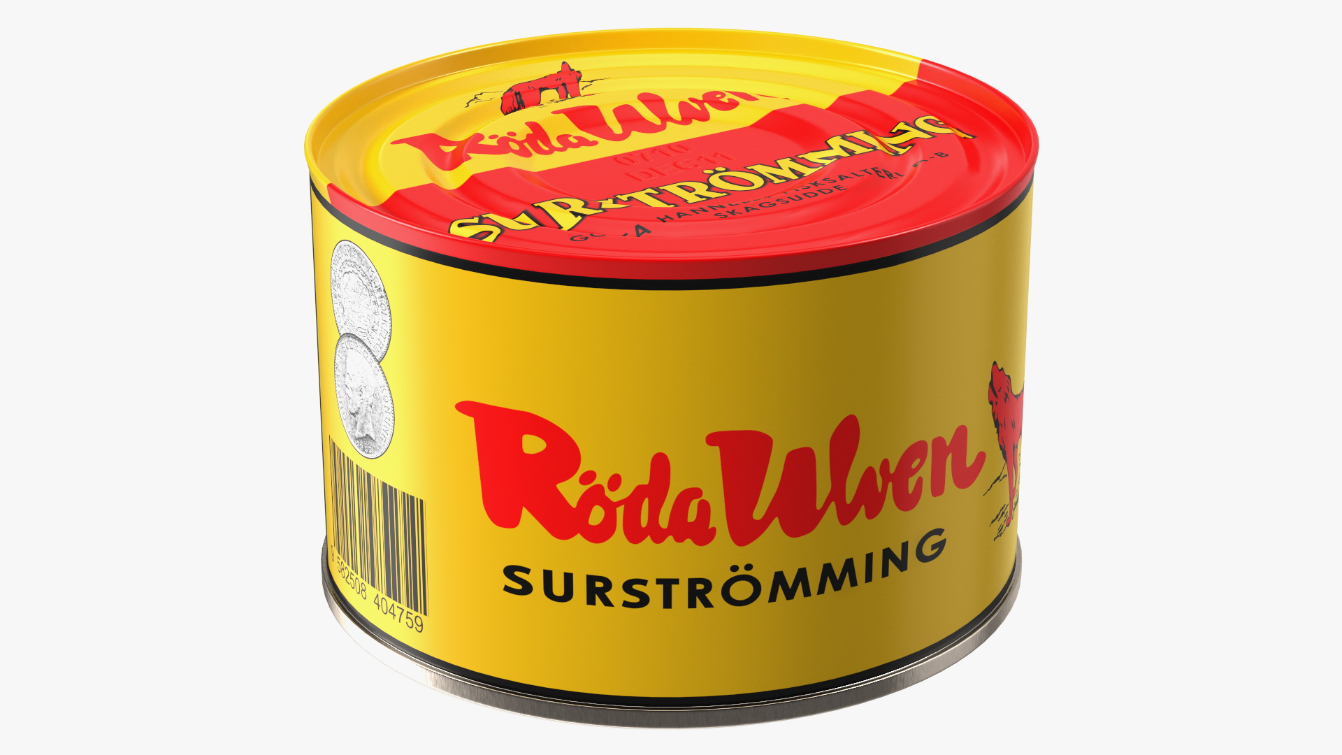 Can of Surstromming Fermented Fish 850g 3D model