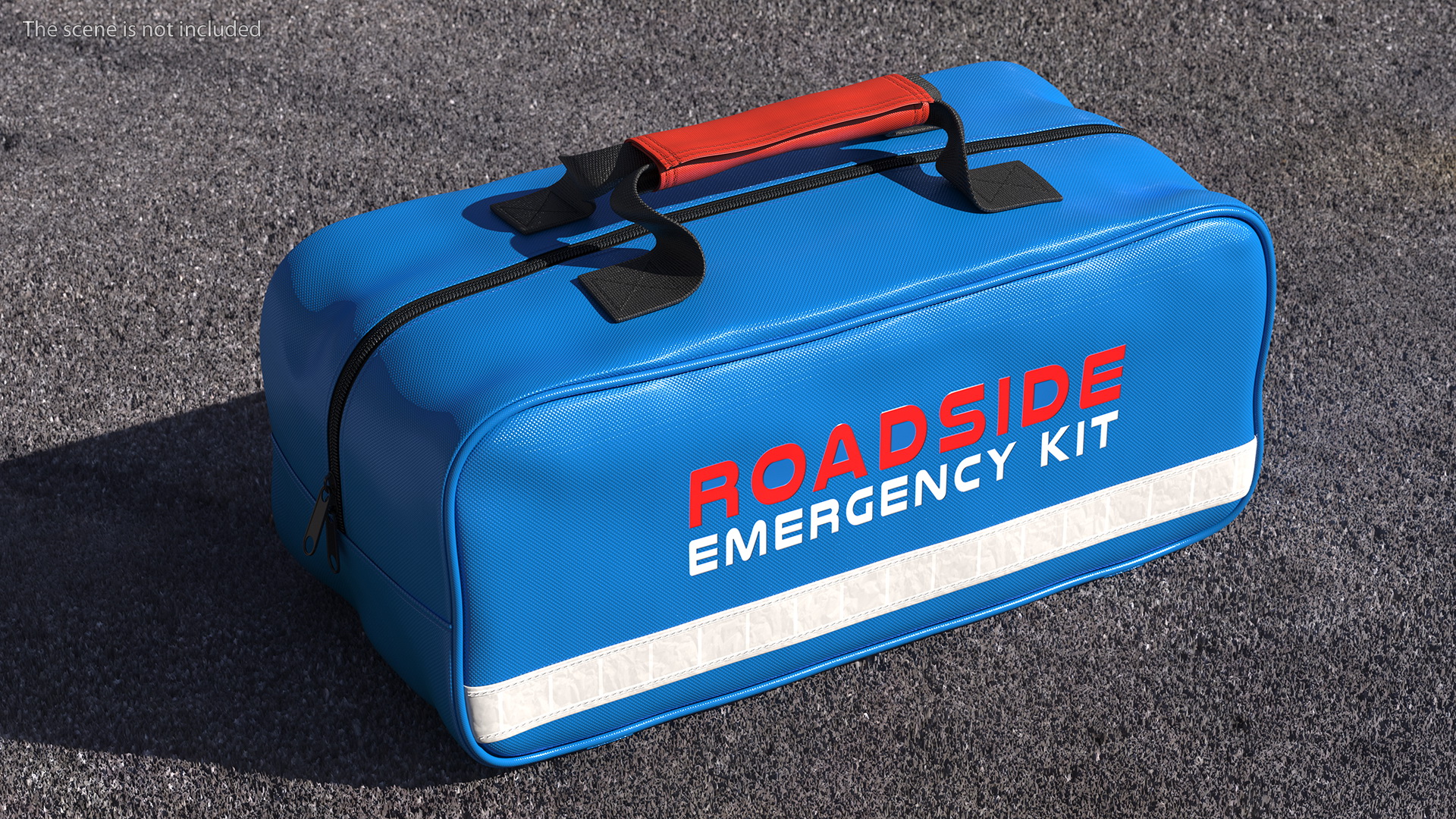 Roadside Emergency Assistance Kit Bag Closed 3D model