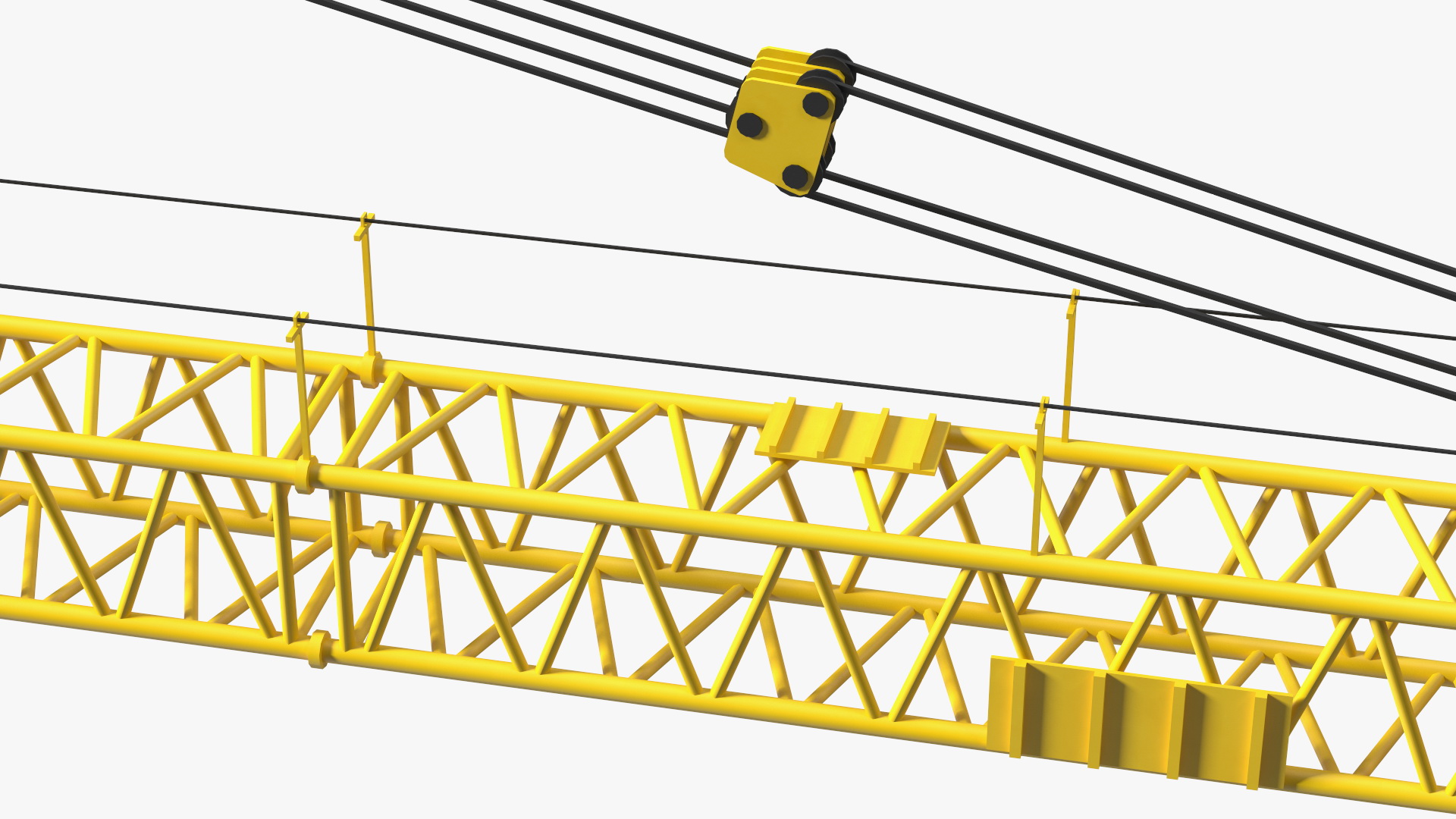 Industrial Arrow Crane 3D