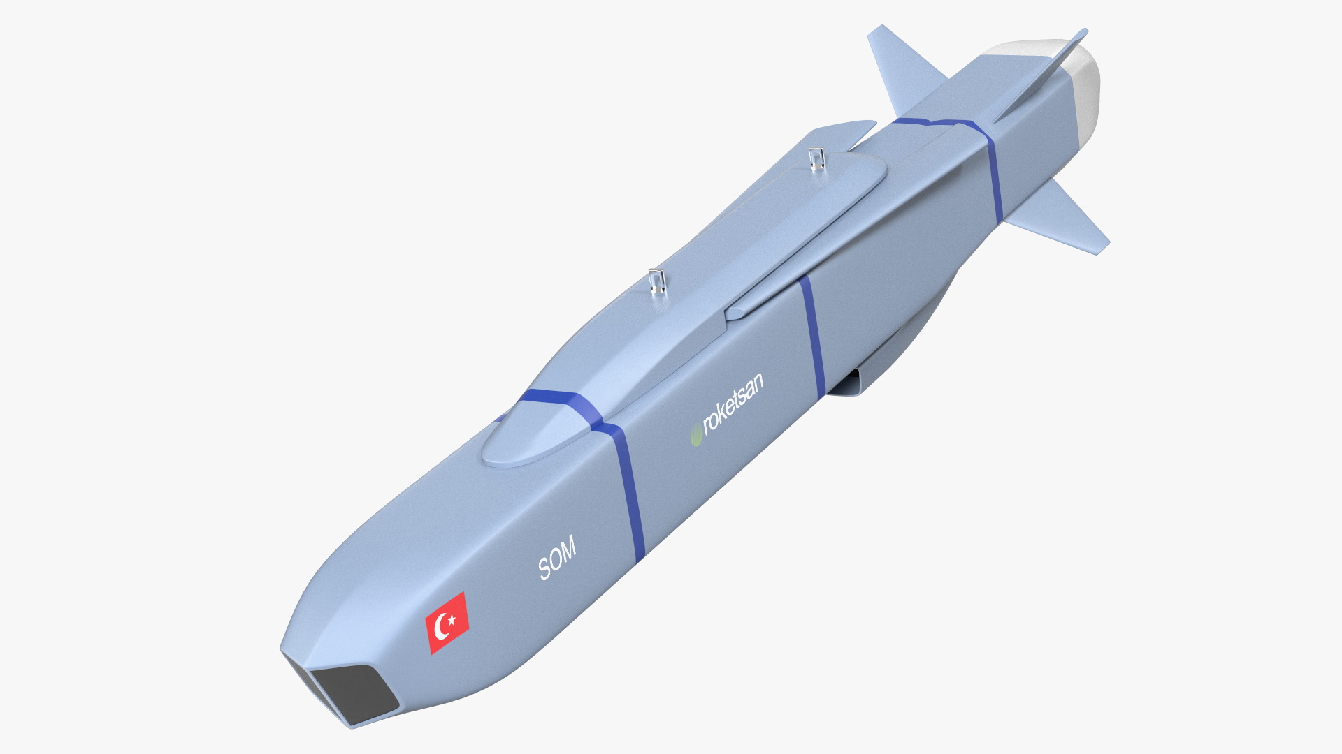 3D model Rocketsan SOM-J Cruise Missile