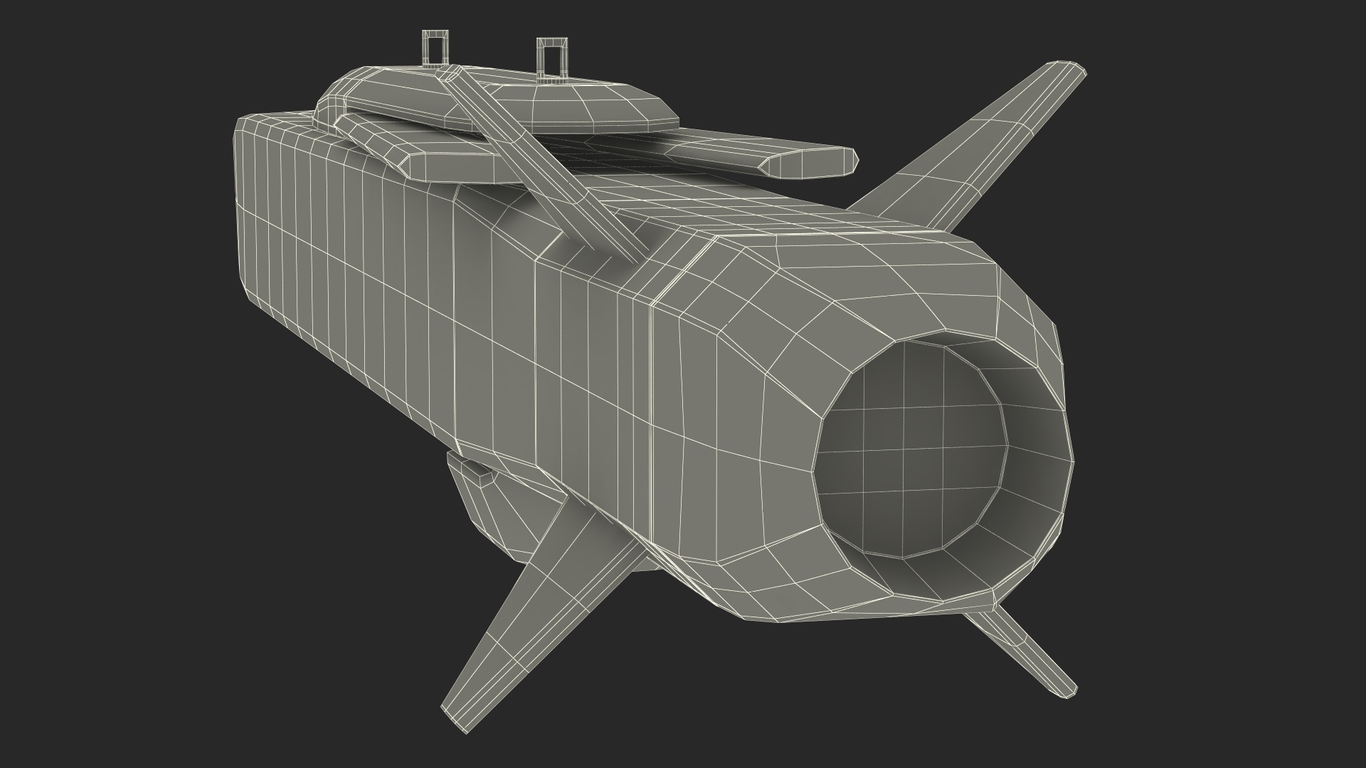 3D model Rocketsan SOM-J Cruise Missile