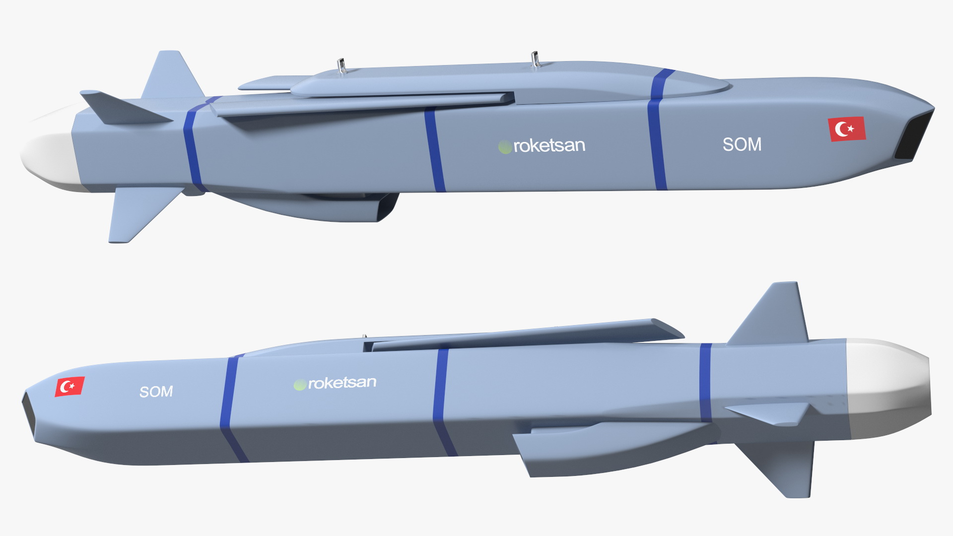 3D model Rocketsan SOM-J Cruise Missile