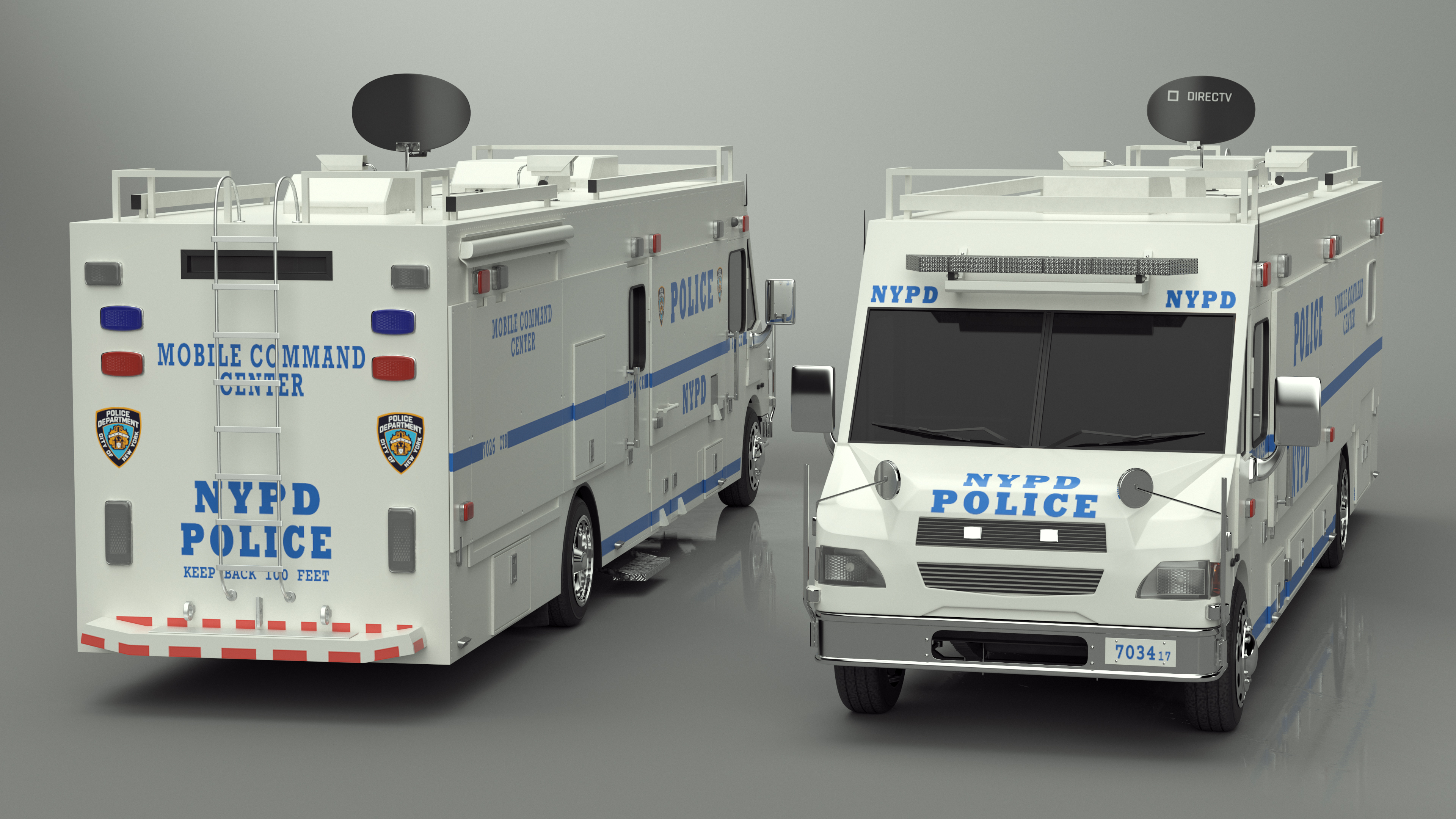 NYPD ASPCA Mobile Command Center 3D