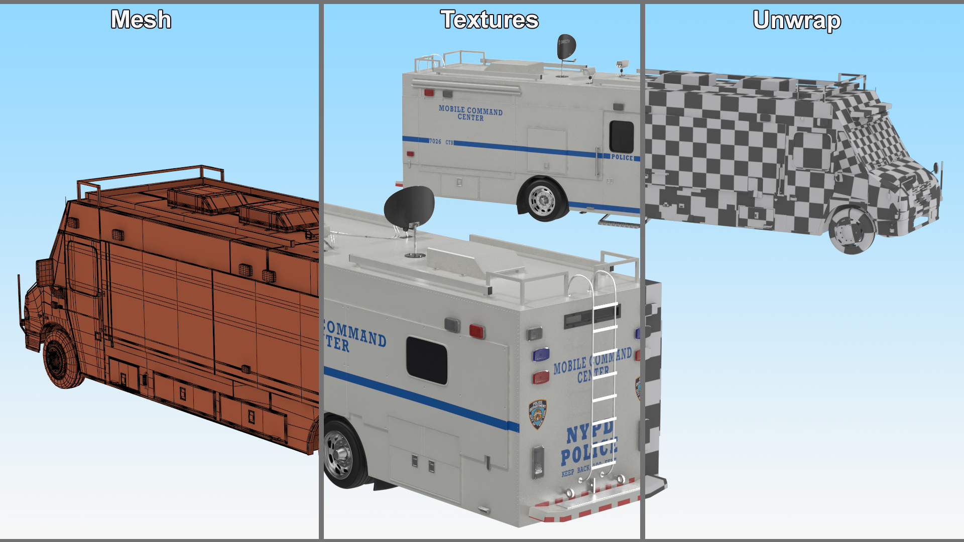 NYPD ASPCA Mobile Command Center 3D