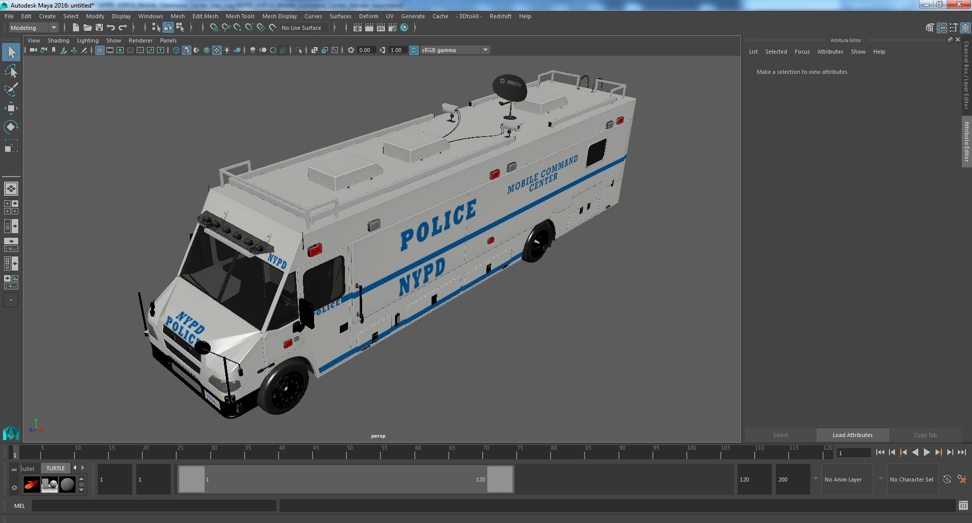 NYPD ASPCA Mobile Command Center 3D