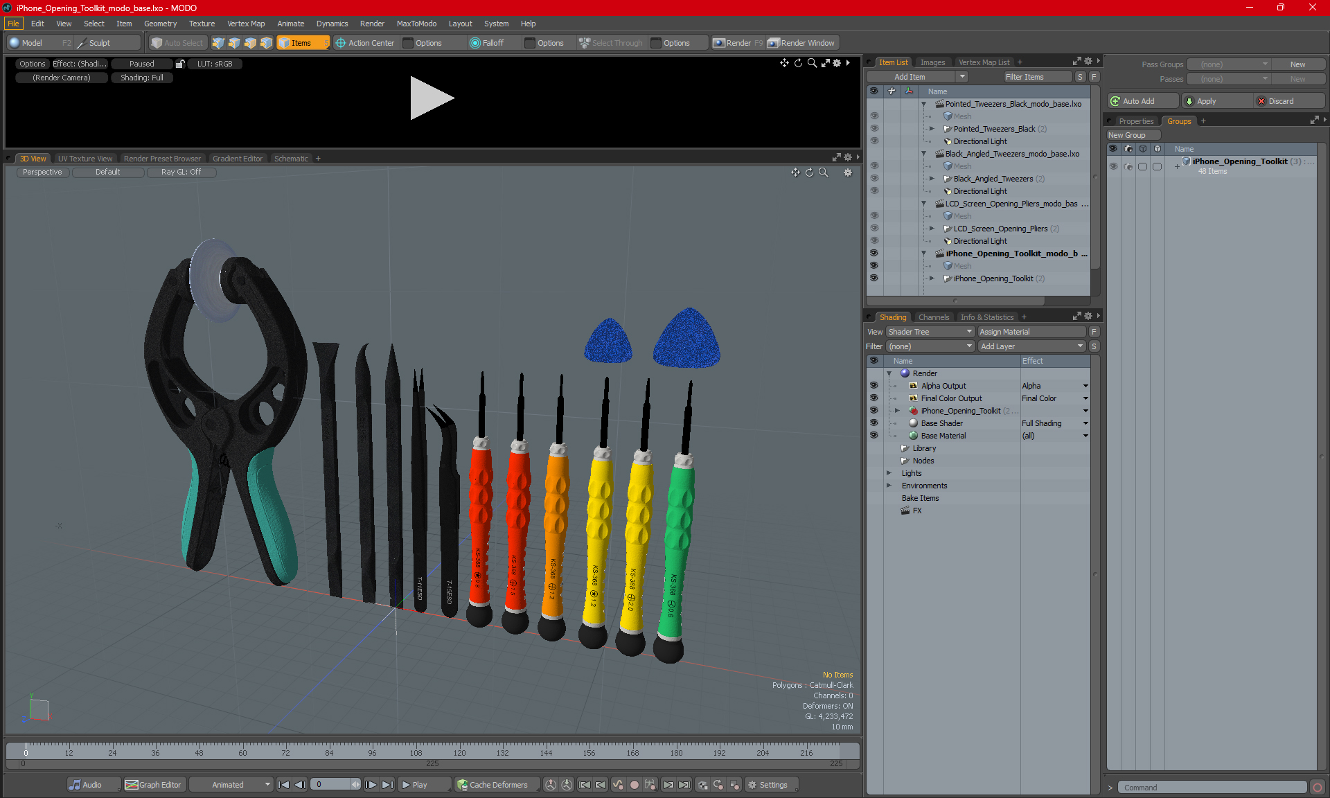 iPhone Opening Toolkit 3D