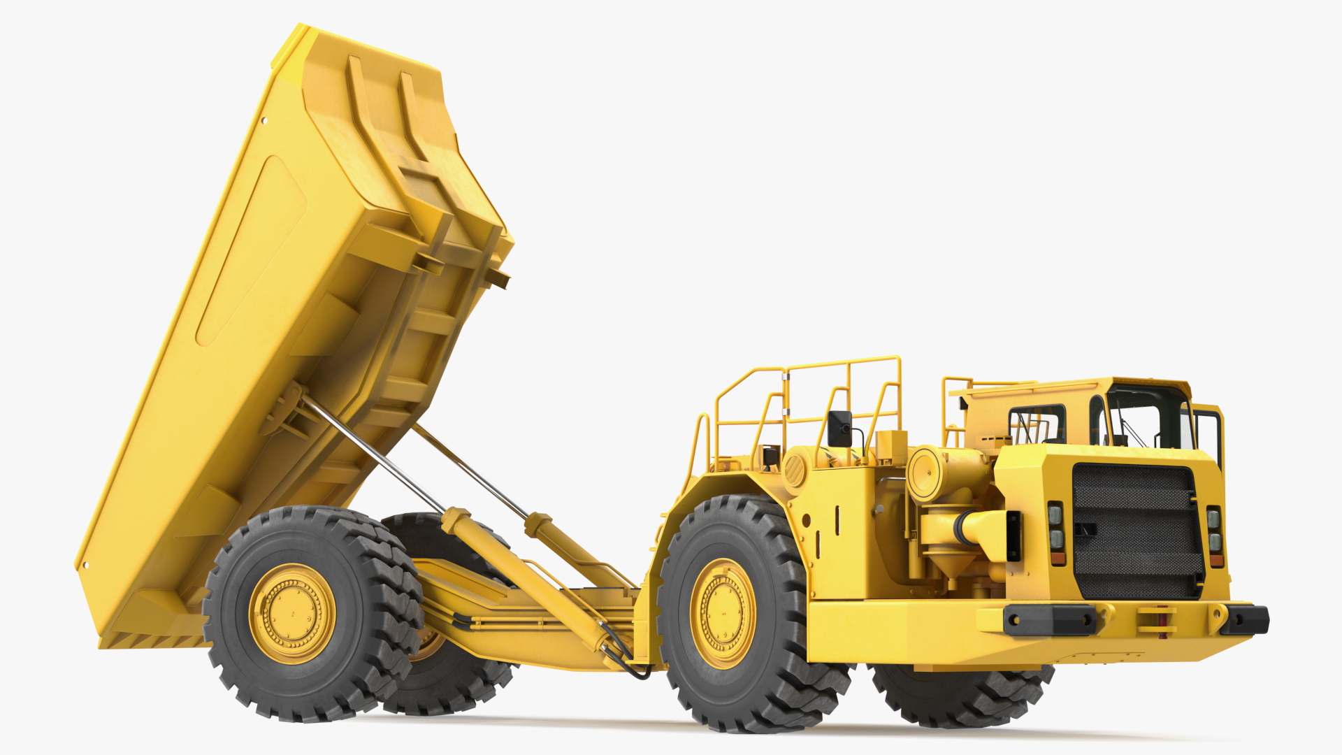 3D Underground Mining Truck Rigged