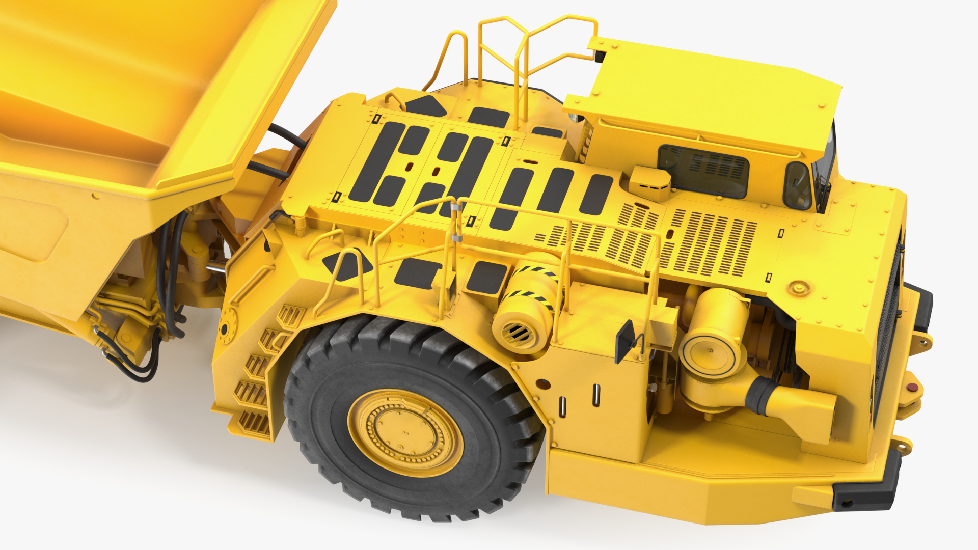 3D Underground Mining Truck Rigged