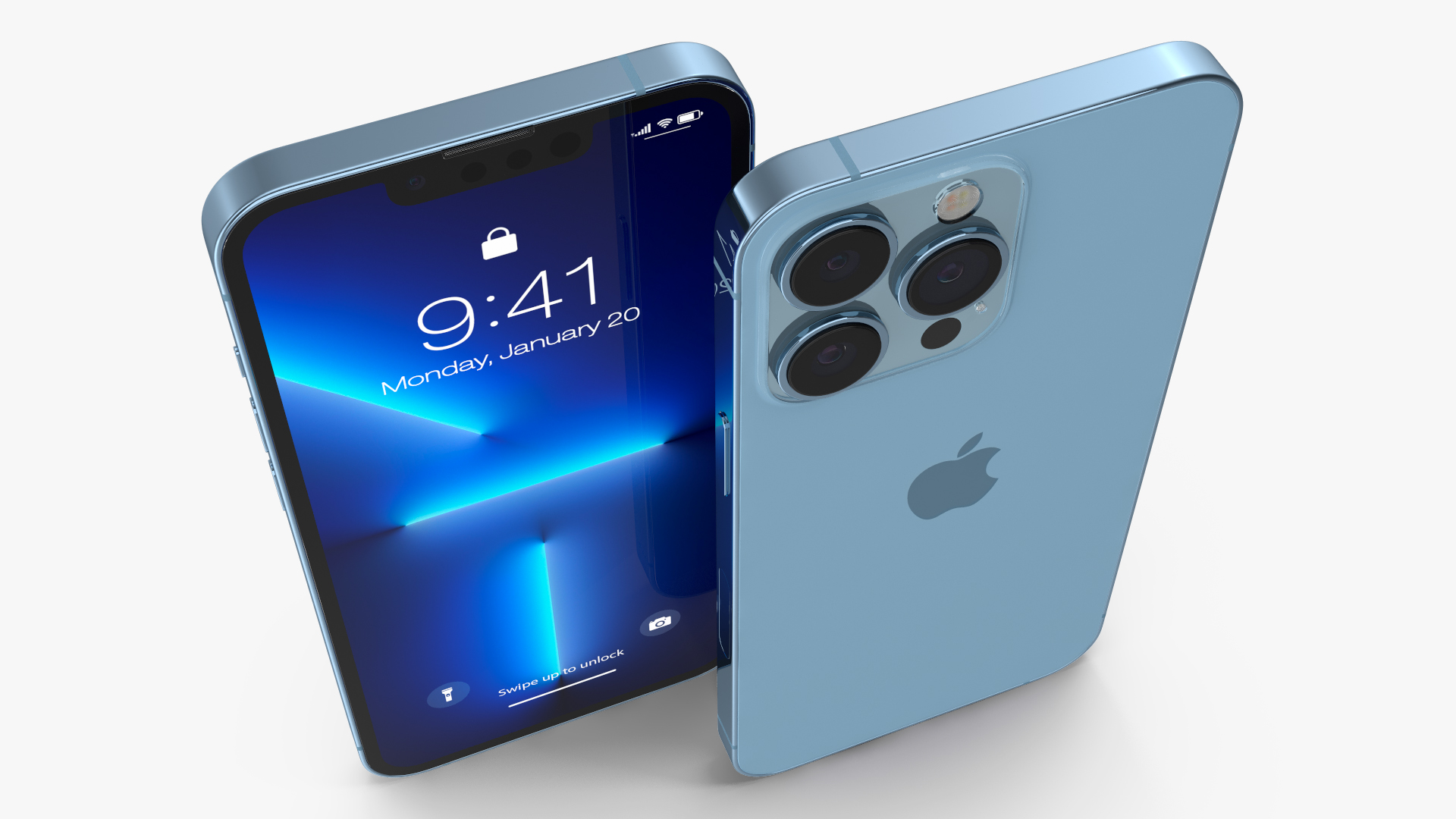 3D Apple iPhone 13 Pro Sierra Blue