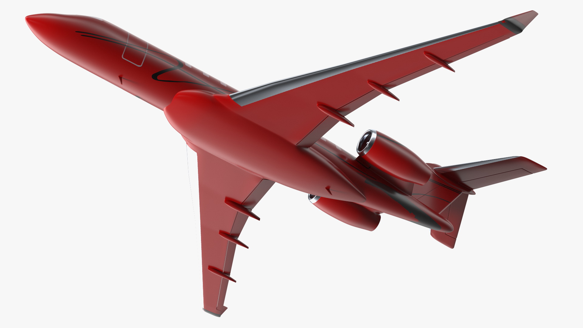 Business Jet Scale Model 3D model