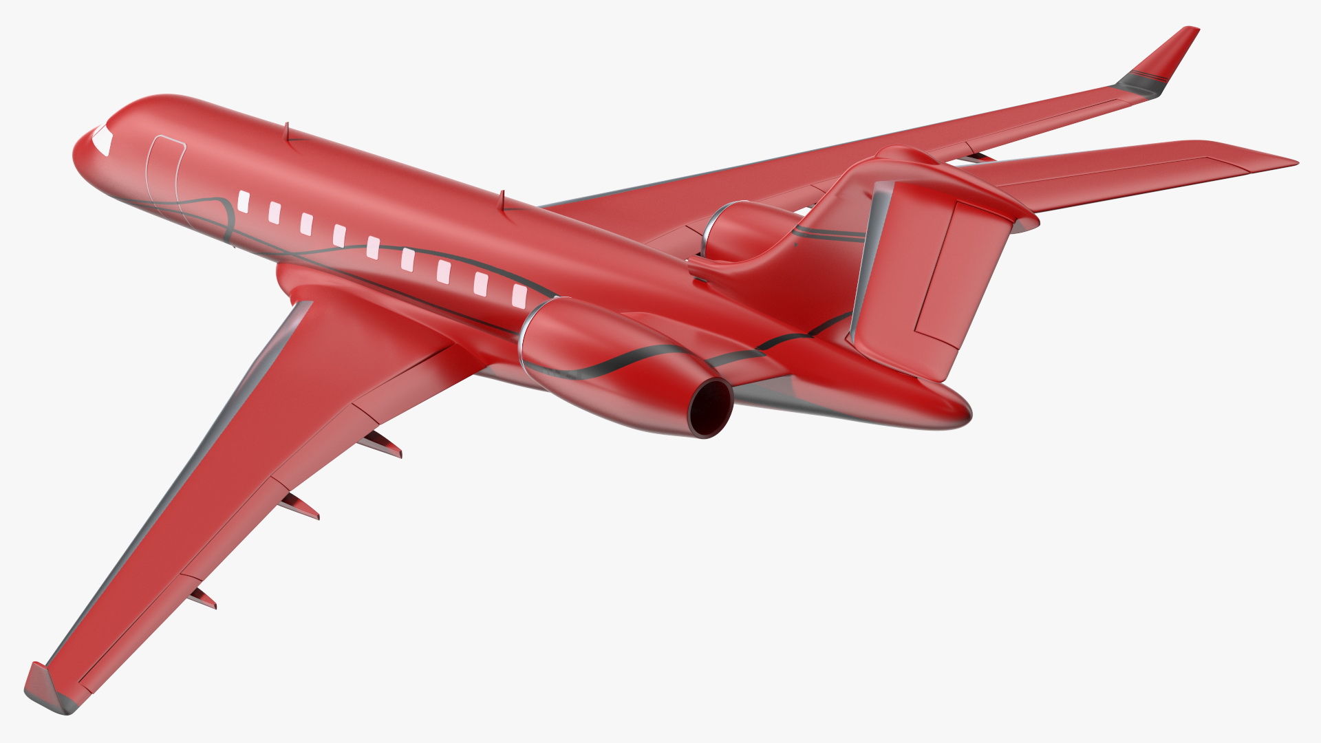 Business Jet Scale Model 3D model