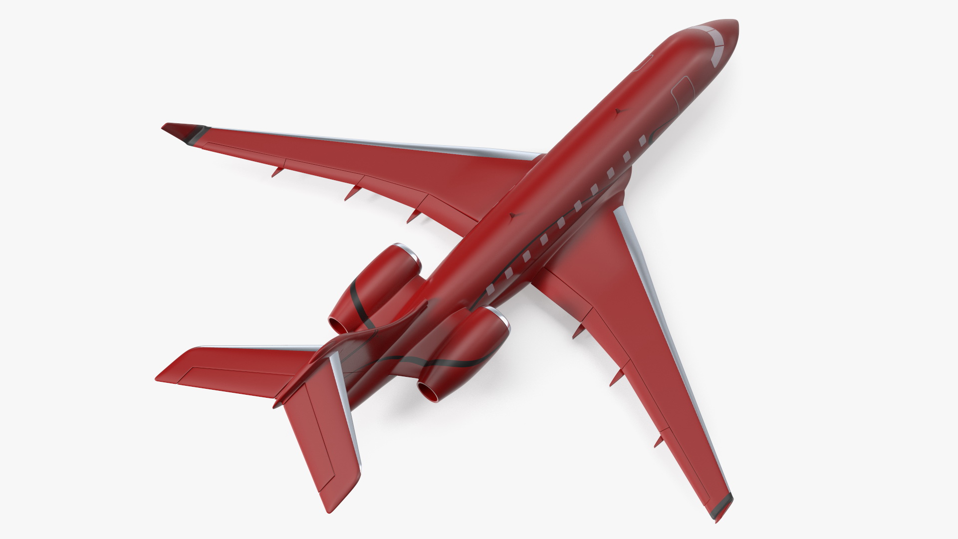 Business Jet Scale Model 3D model